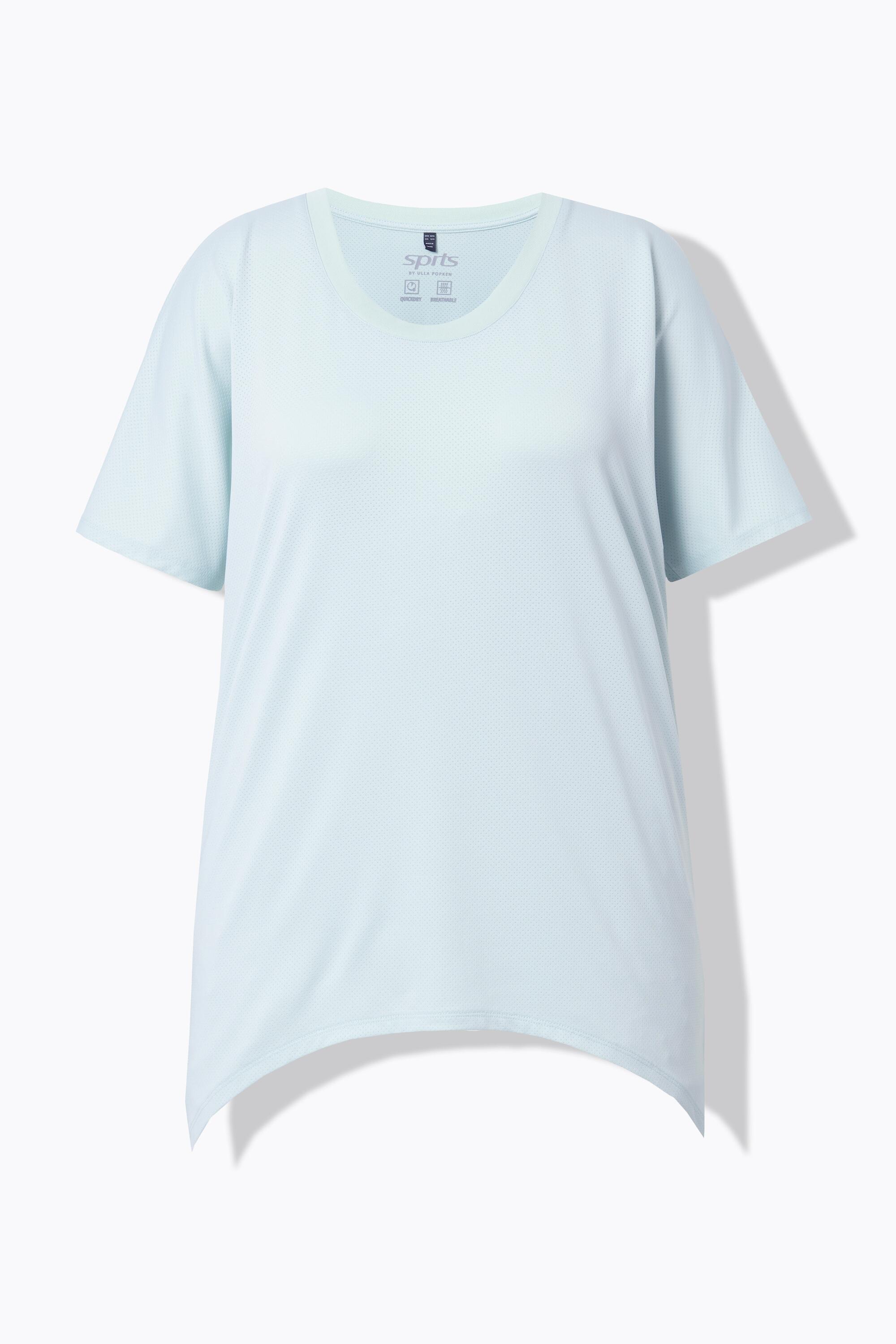 Femme T-shirt technique. Col rond et manches courtes chauve-souris. 7/7