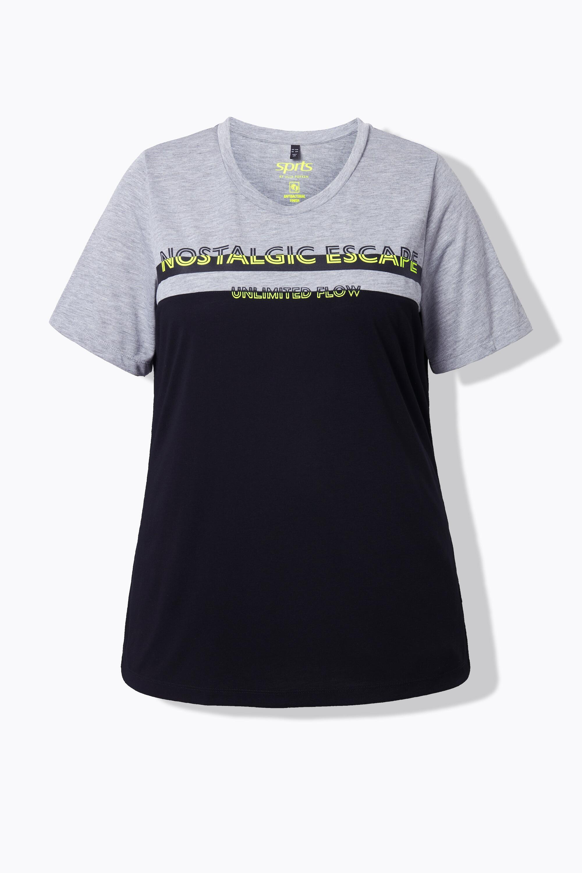 Dames Functioneel shirt antibacterieel ronde hals korte mouwen 6/6