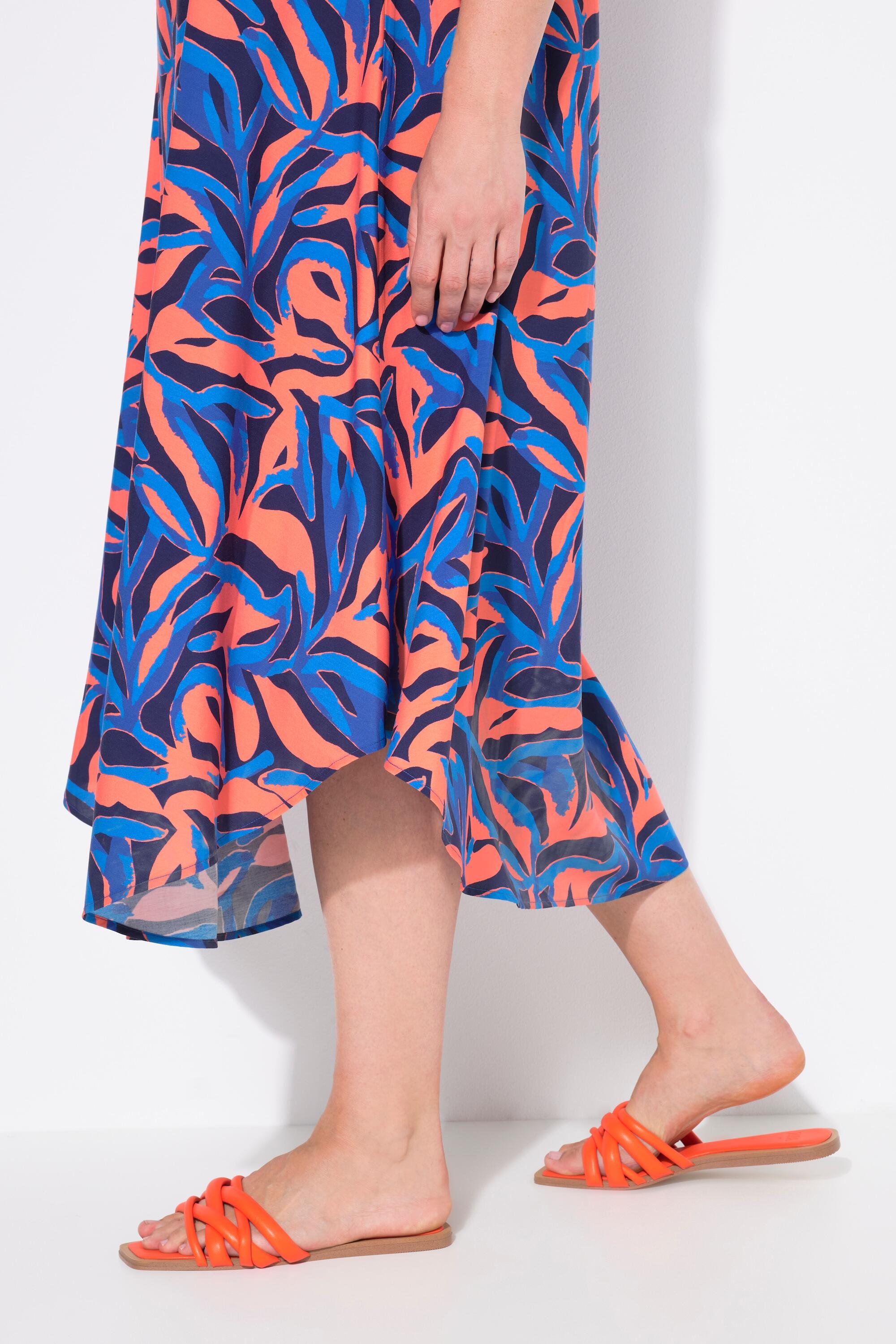 Femme Robe sans manches décolleté rond et imprimé corail 3/7