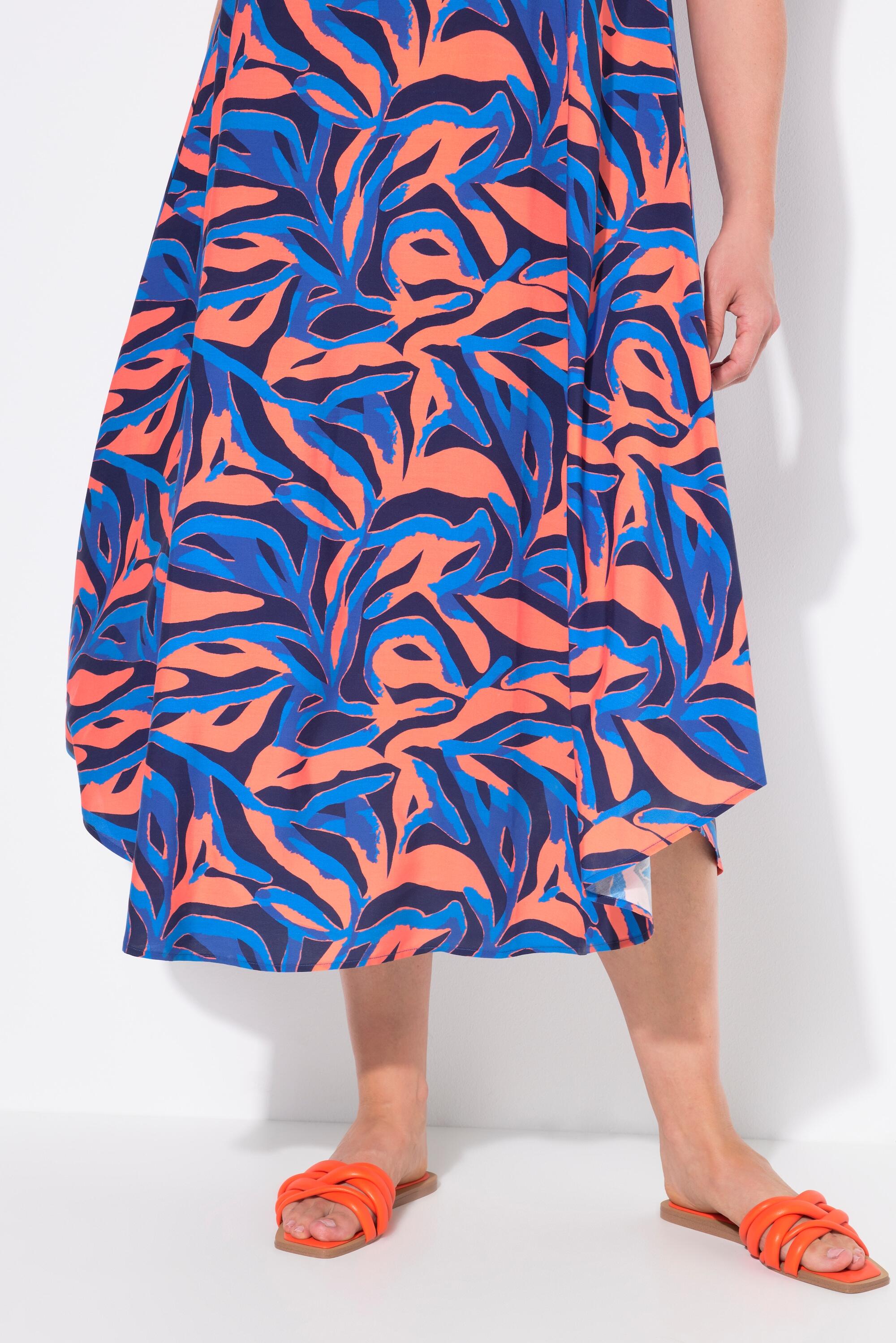 Femme Robe sans manches décolleté rond et imprimé corail 5/7