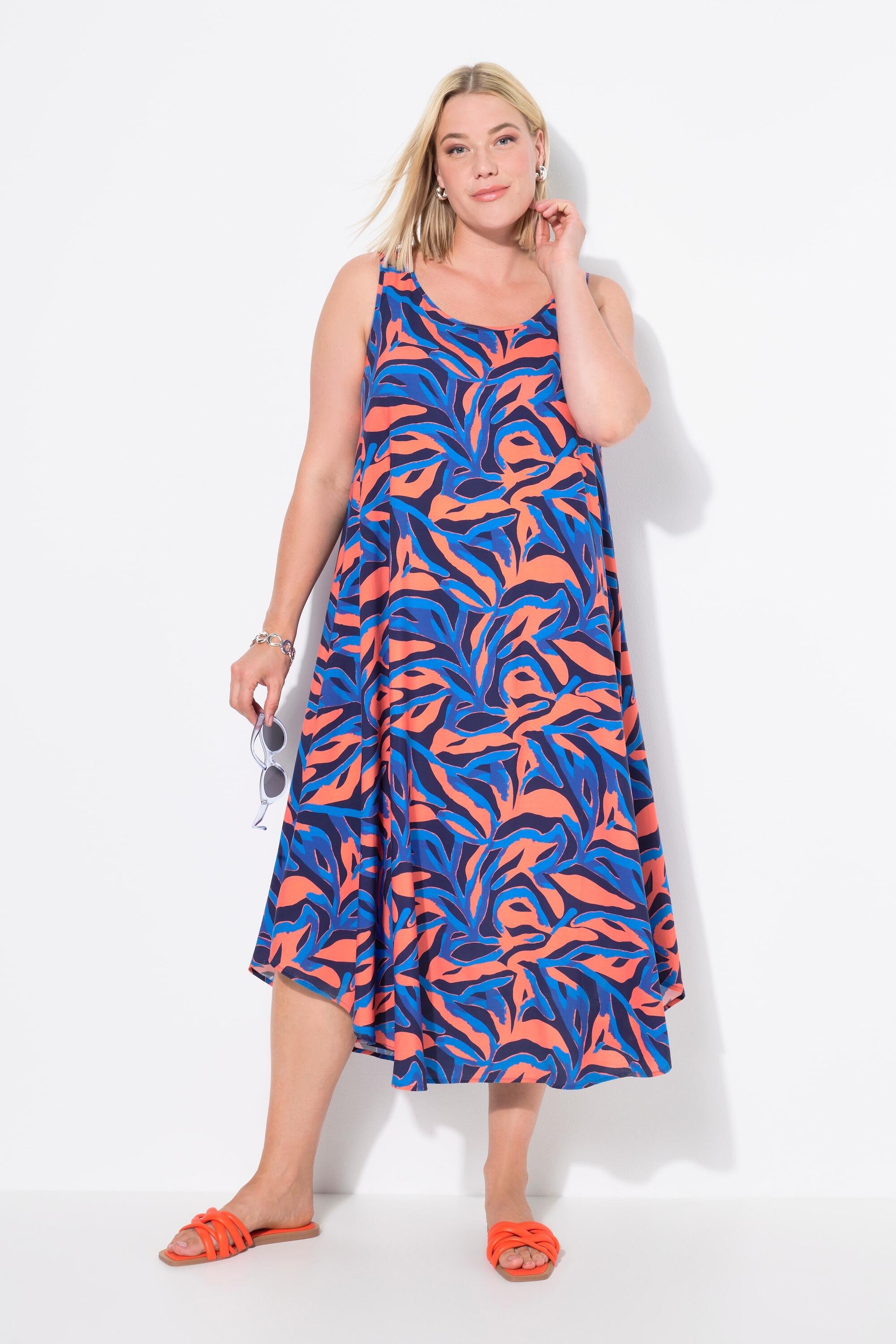 Femme Robe sans manches décolleté rond et imprimé corail 6/7
