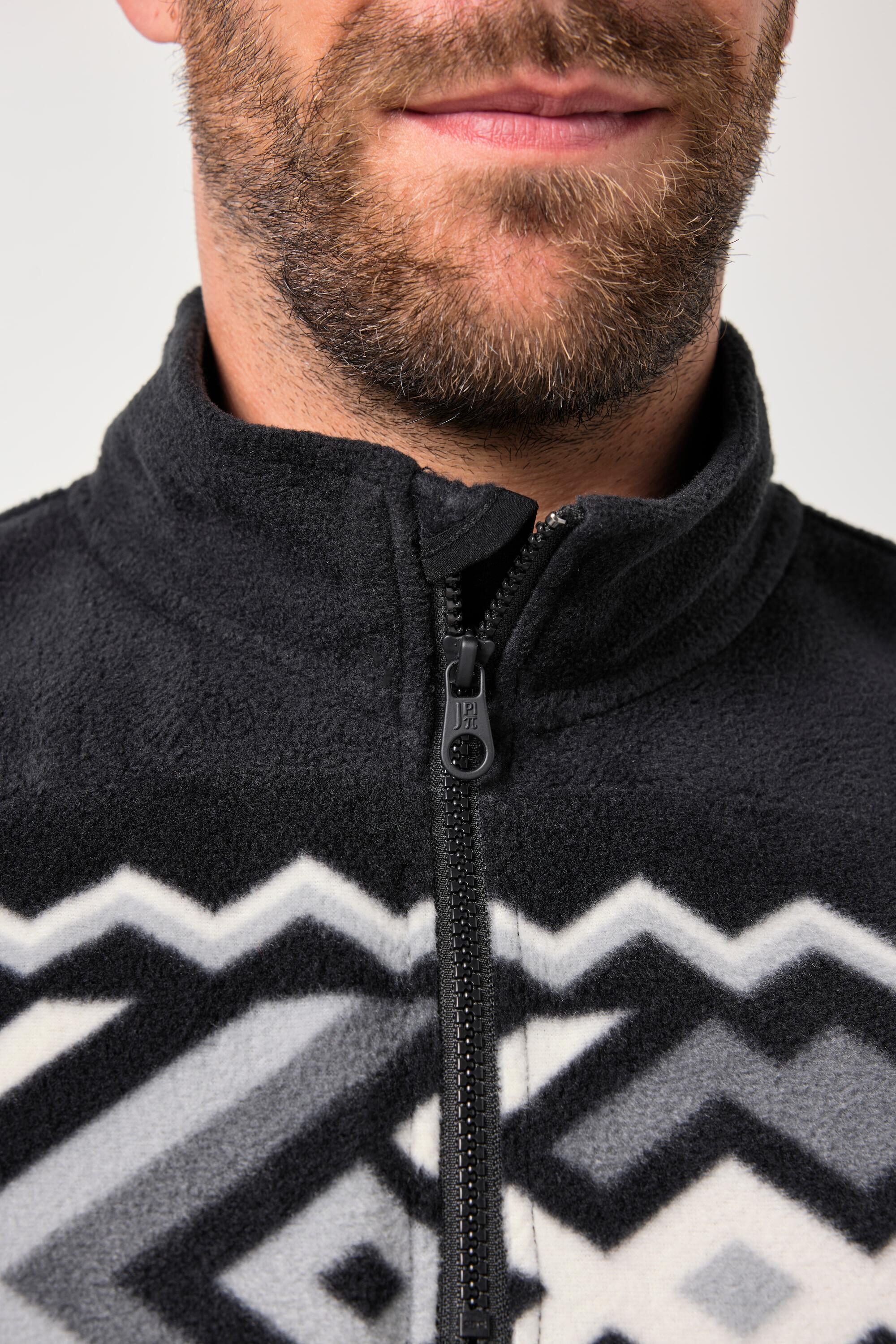 Hommes Pull camionneur en polaire ultralégère level 1 collection Skiwear 3/5