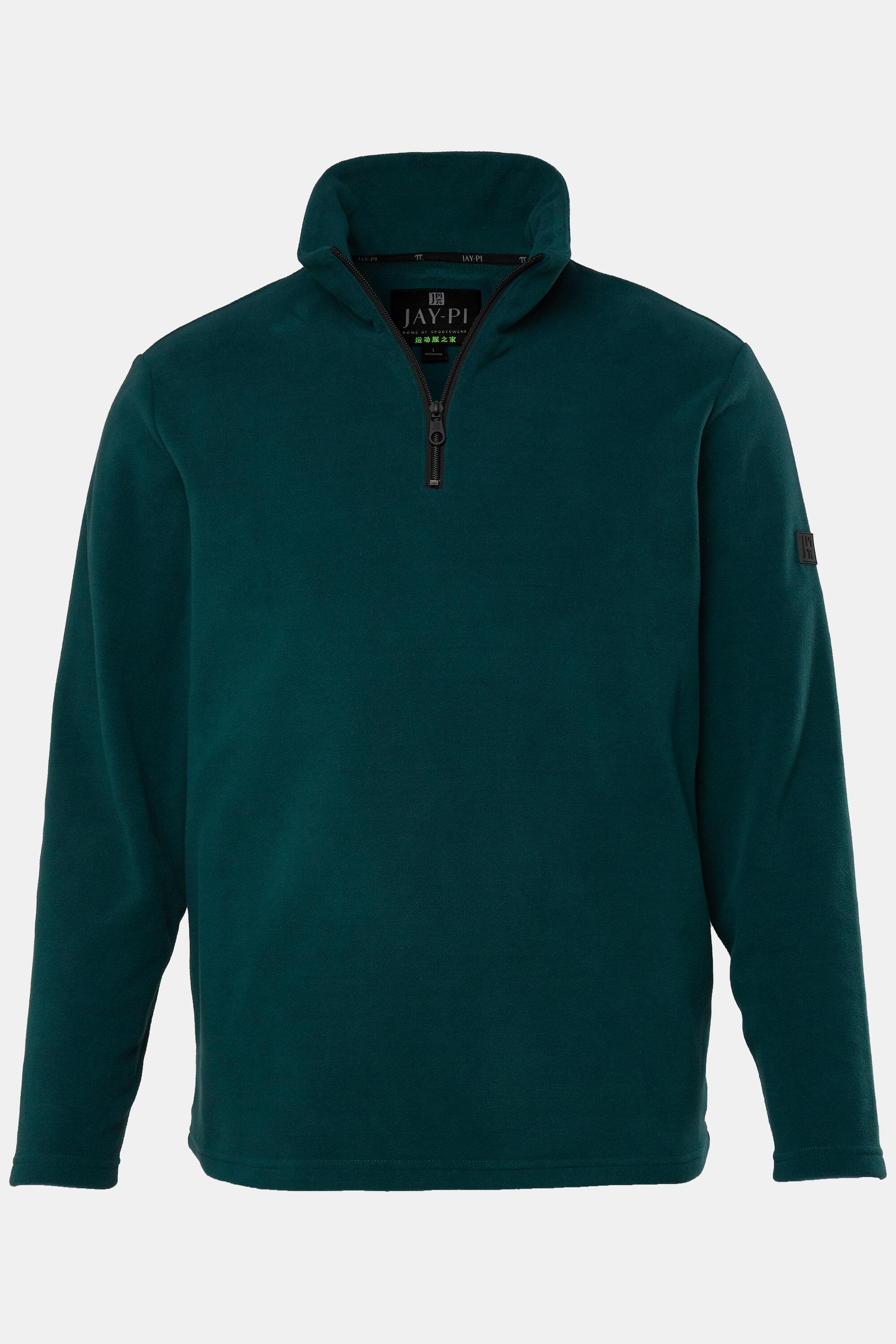 Hommes Veste en polaire collection Outdoor. col zippé 3/4
