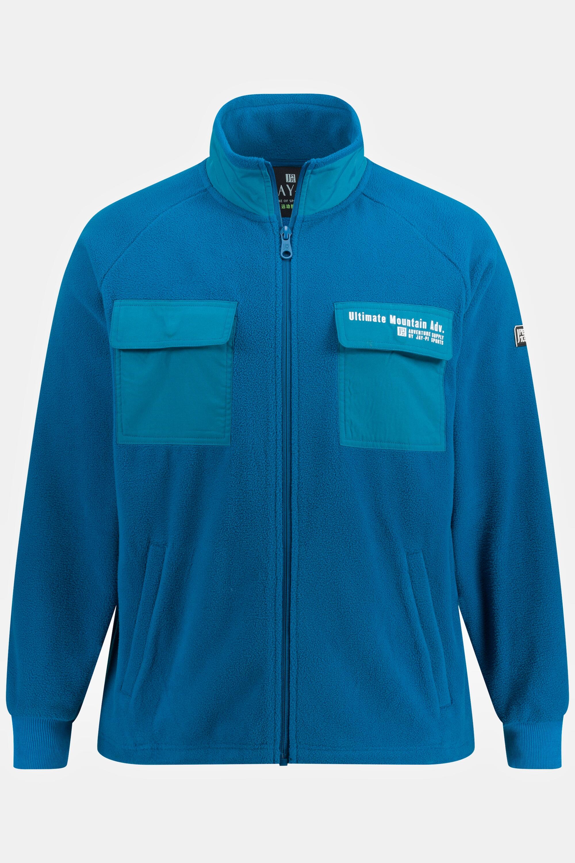 Hommes Veste Outdoor en polaire col montant et poches poitrine 4/5