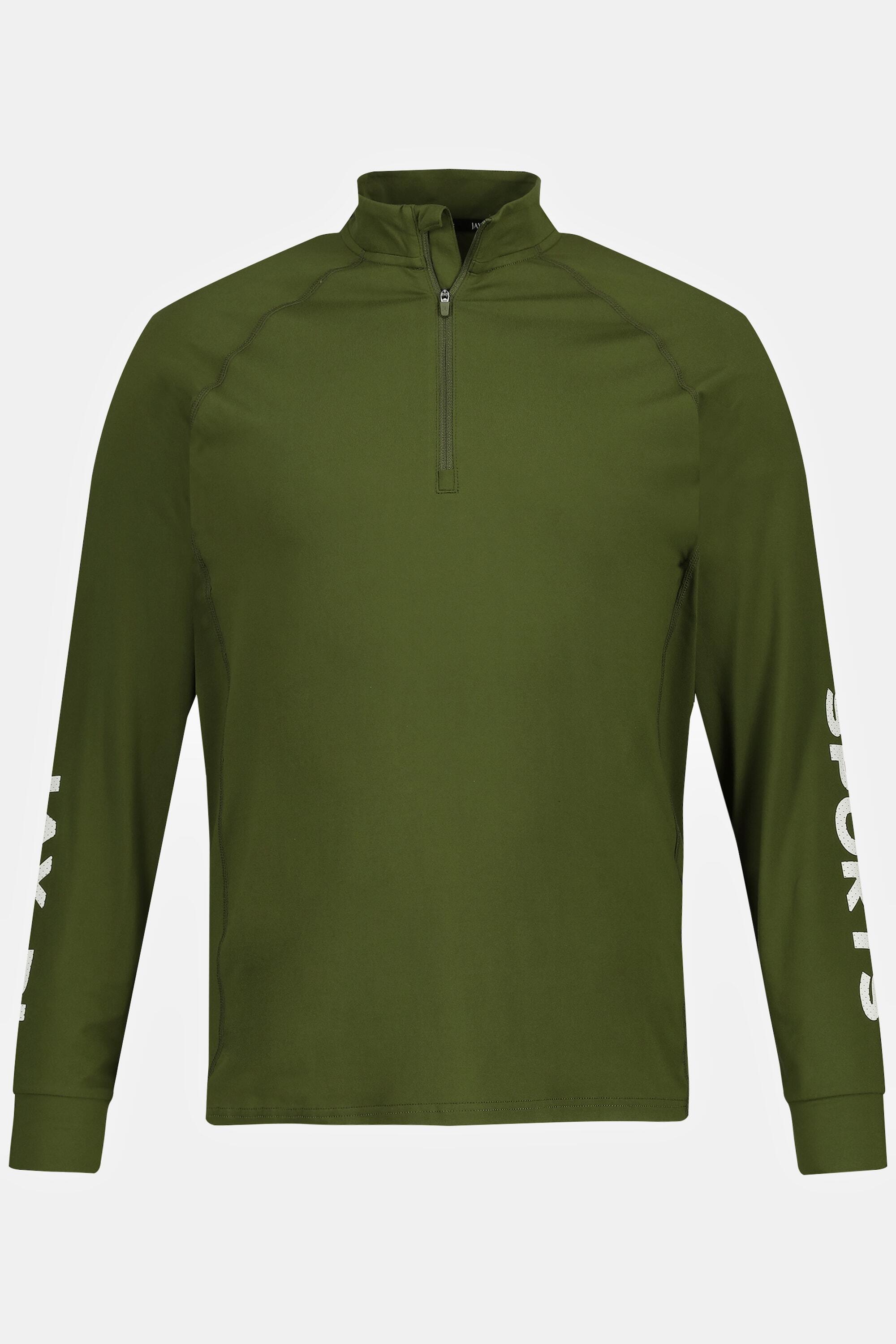 Hommes T-shirt technique à col montant et manches longues FLEXNAMIC® 4/5