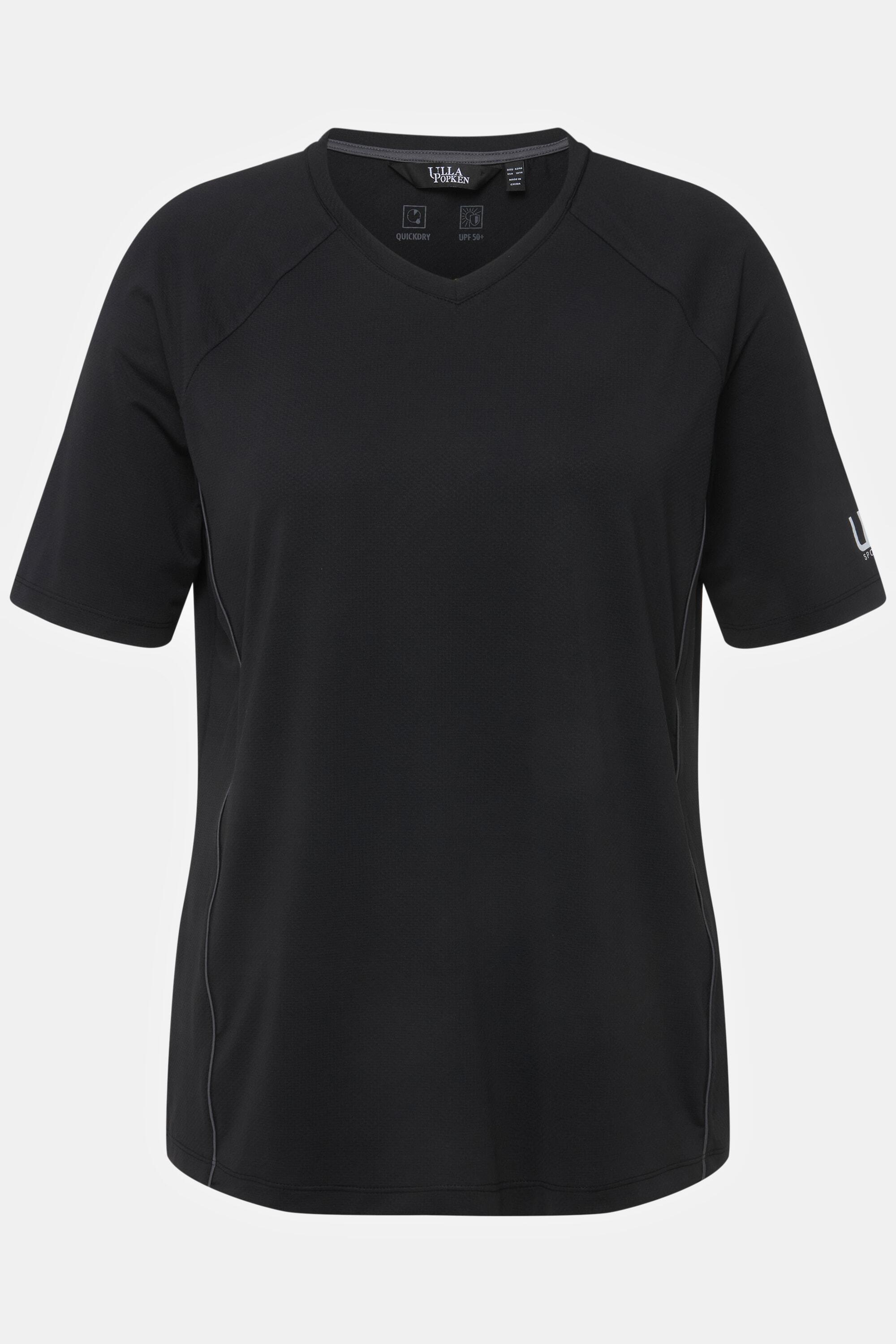 Femme T-shirt Col en V et manches courtes 5/5