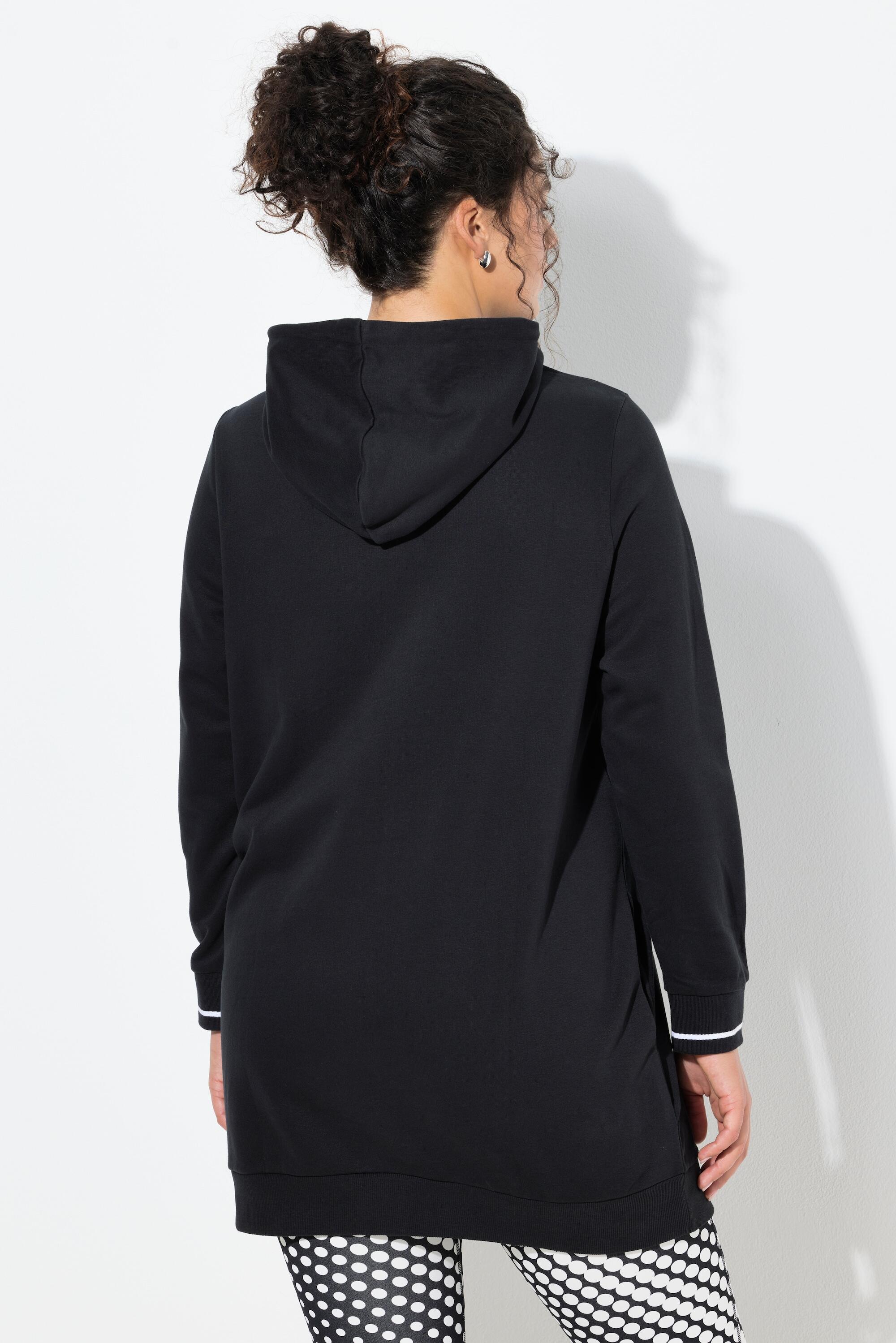 Dames Lange hoodie oversized capuchon lange mouw 2/7