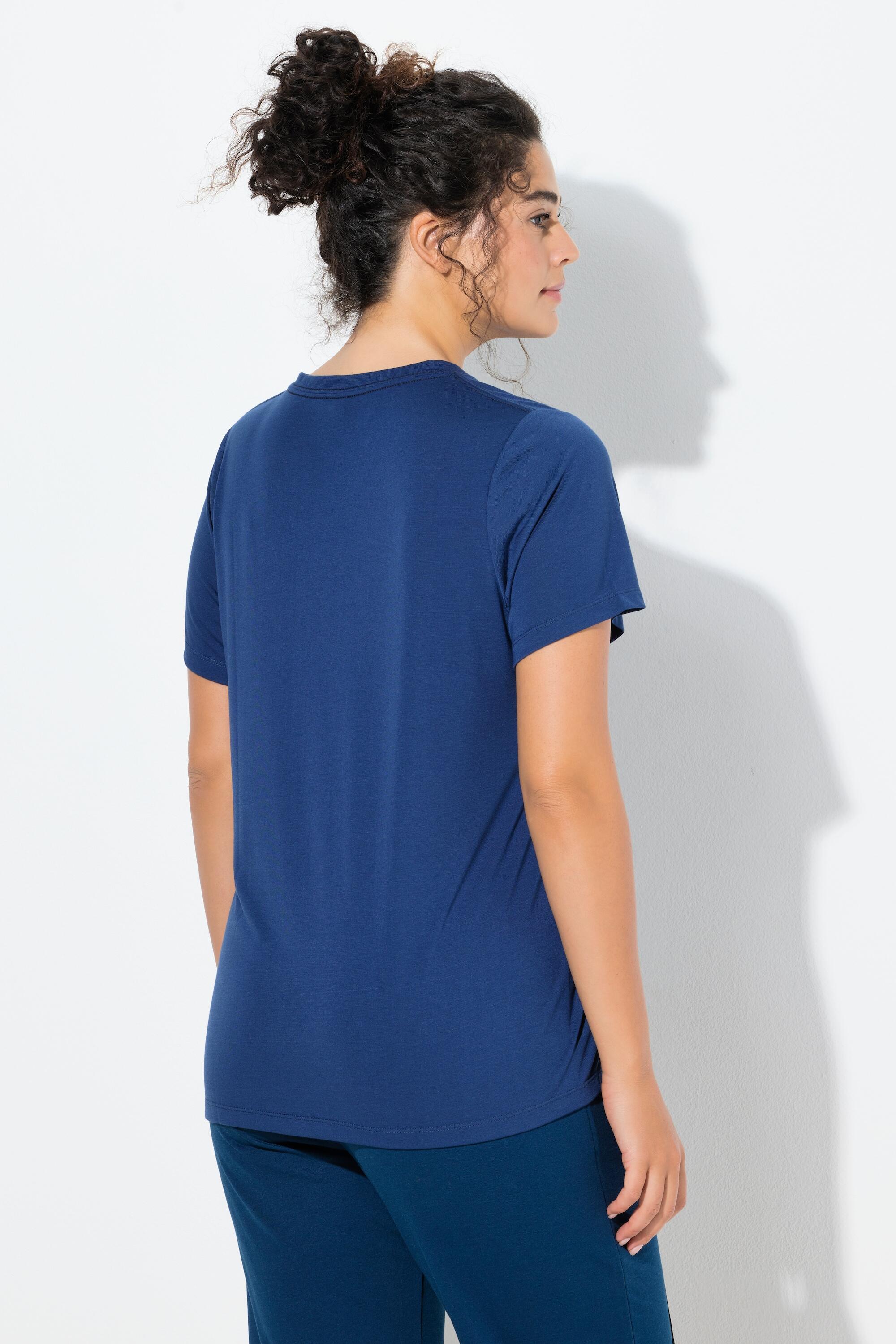 Femme T-shirt technique col en V et manches courtes traitement antibactérien 2/6