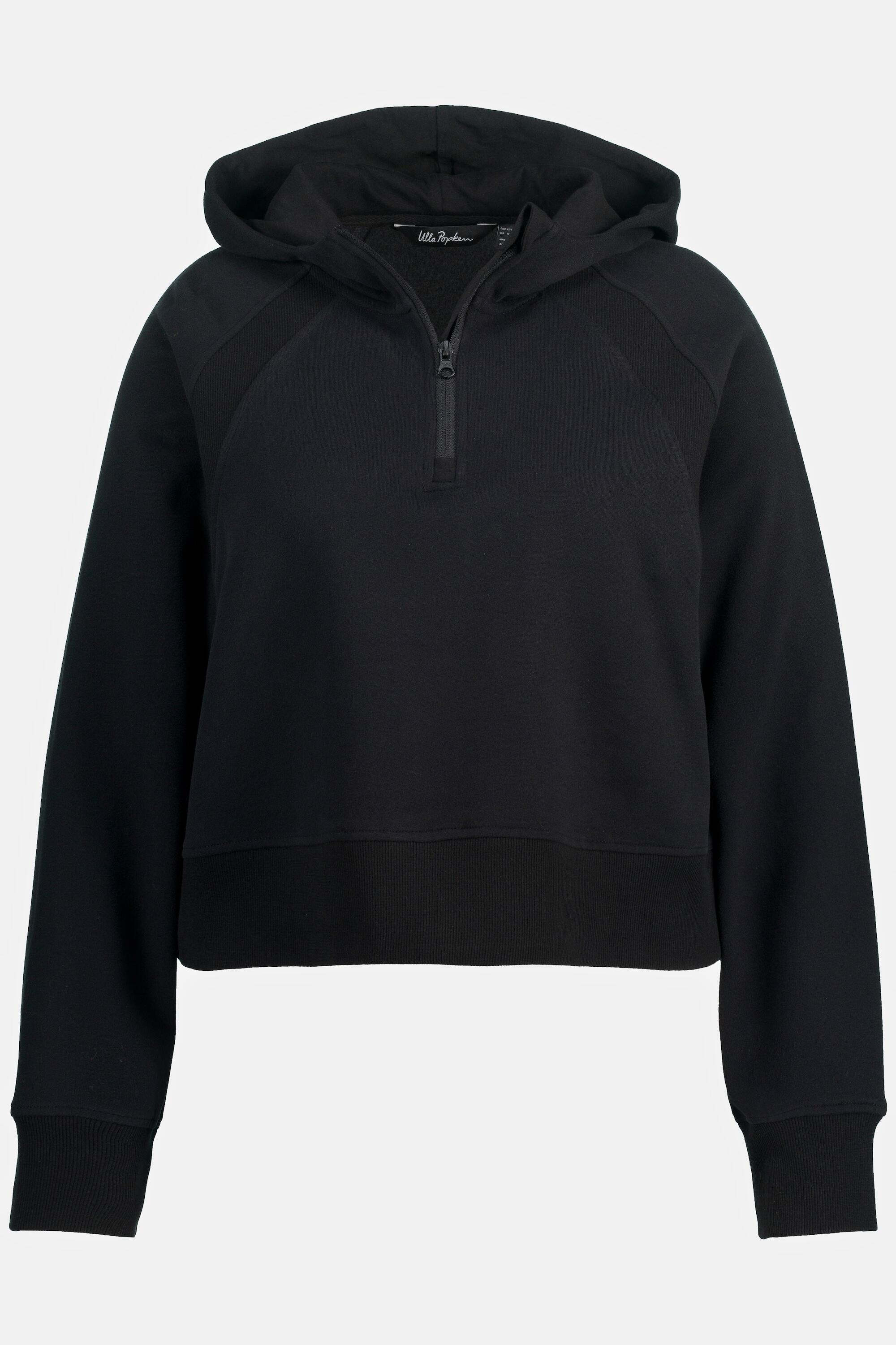 Dames hoodie korte snit lange mouwencapuchonshirt 5/6