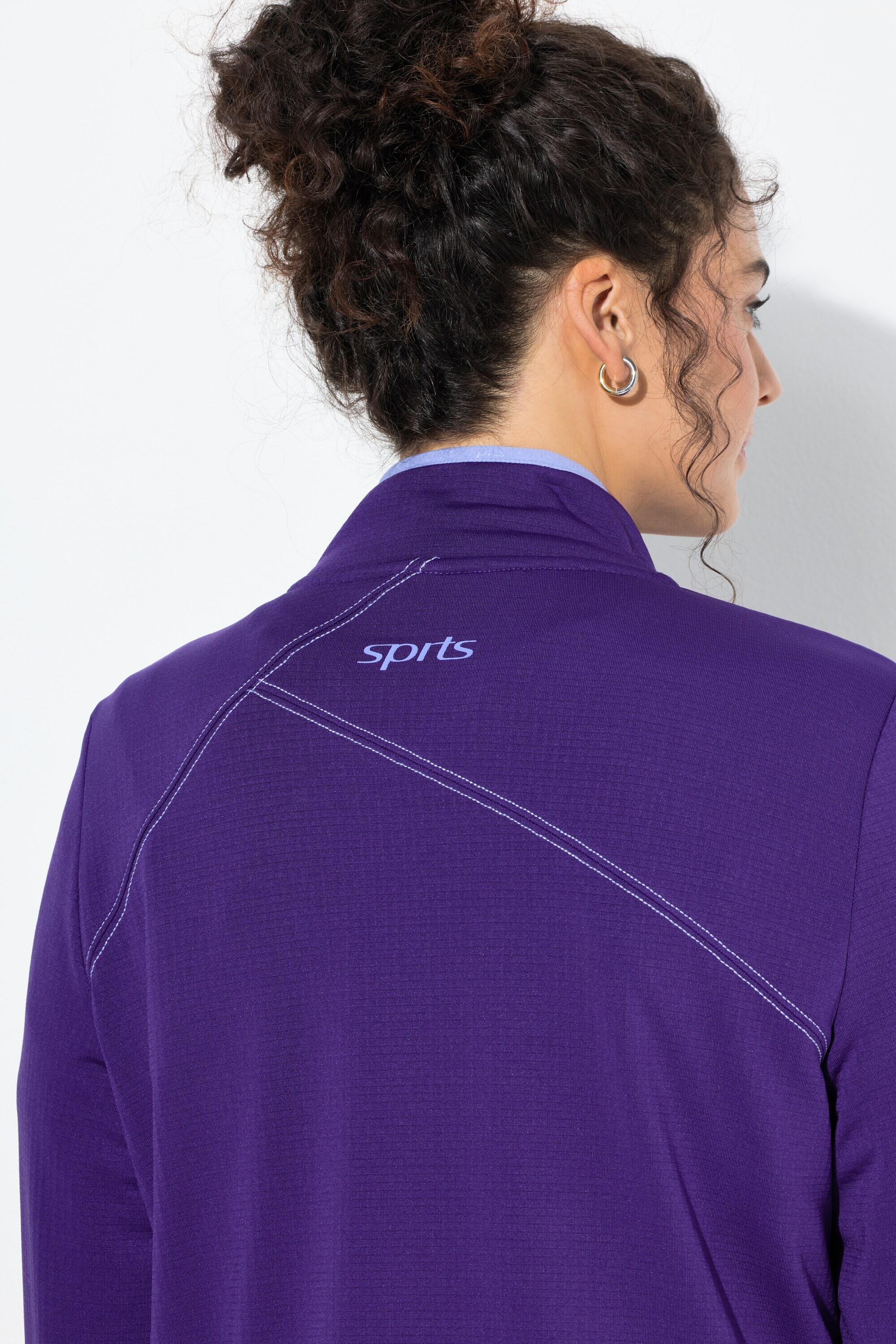 Femme Veste en molleton technique col montant et manches longues 5/7