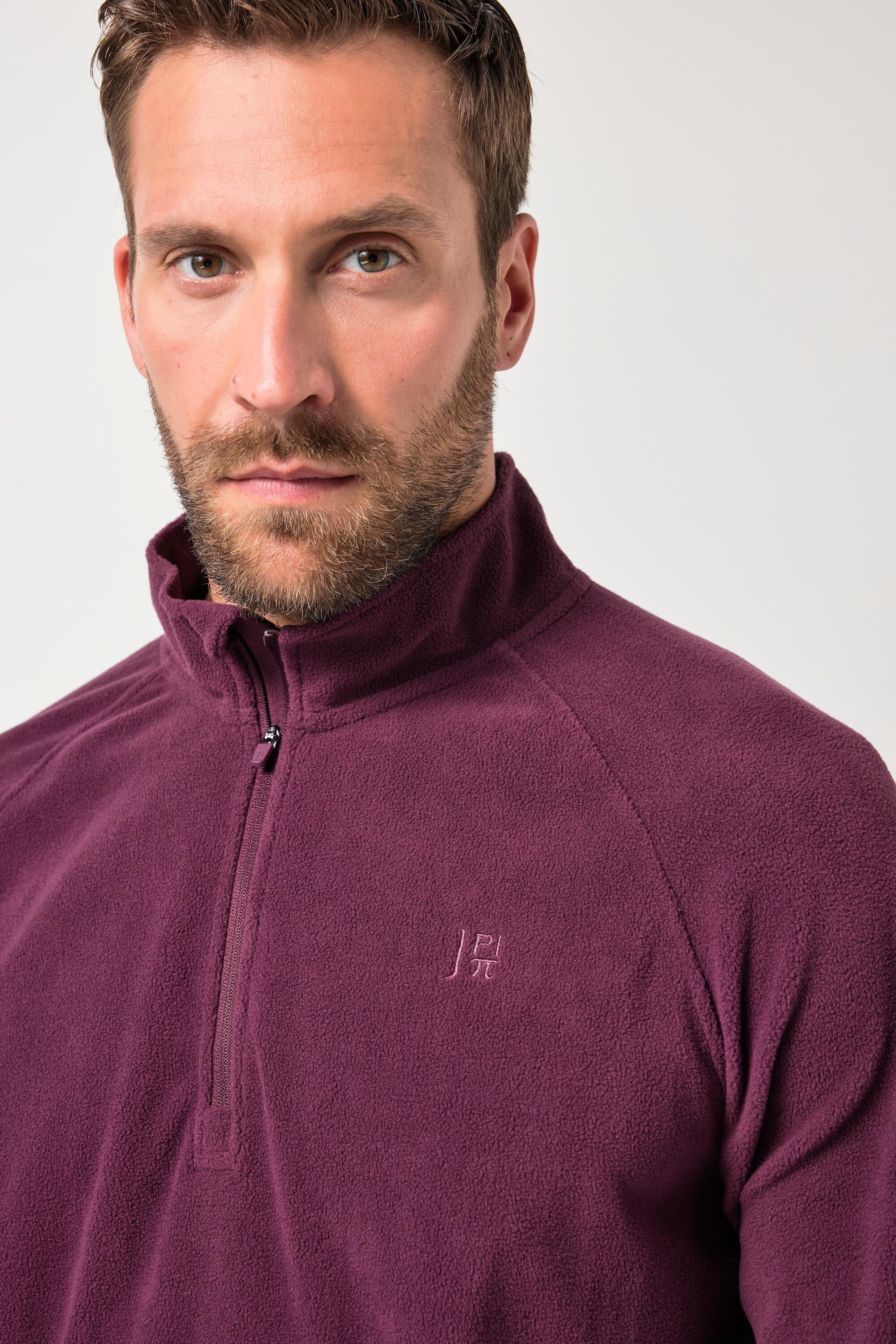 Hommes Pull camionneur en polaire collection Outdoor ventre confort et col zippé 4/6