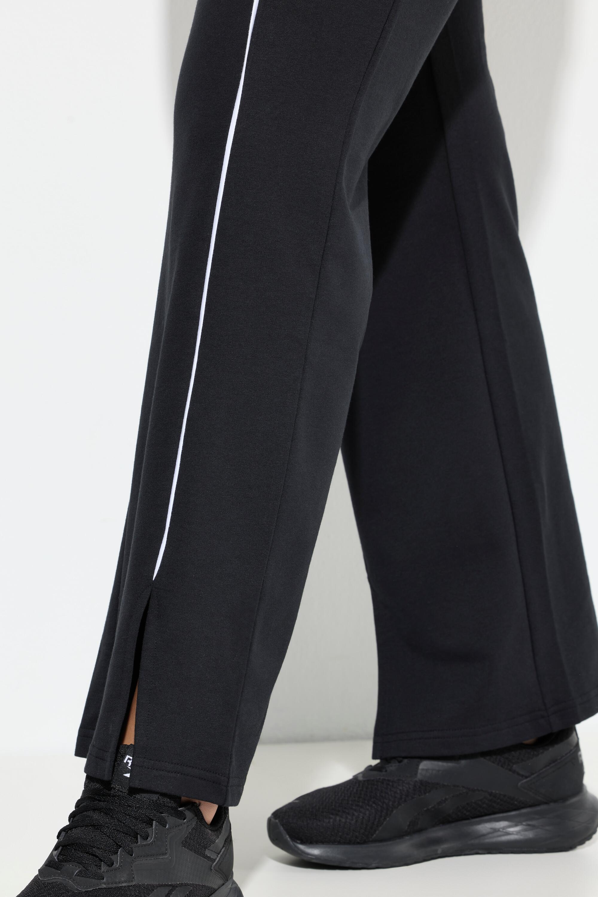 Femme Pantalon de jogging avec passepoil jambe droite et taille élastique 5/7