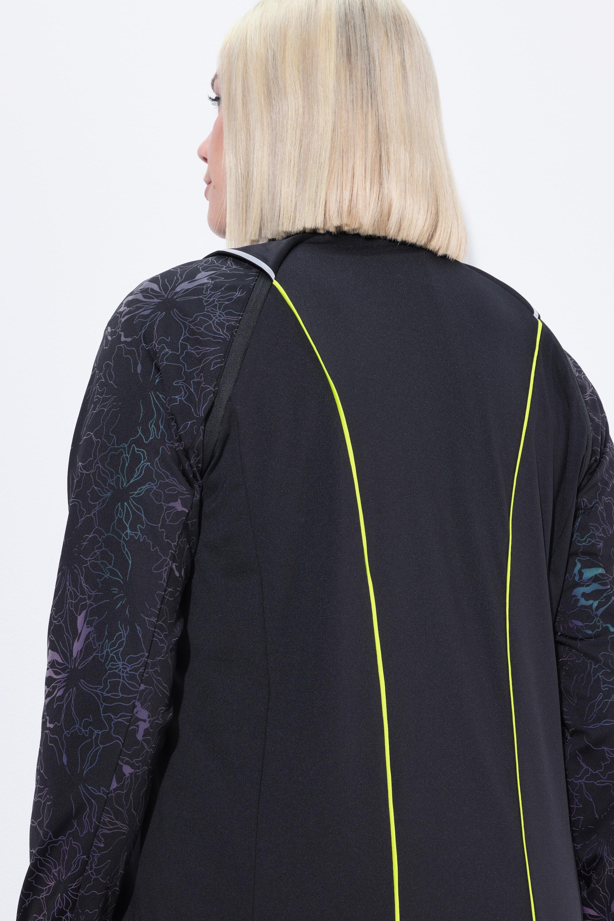 Femme Veste technique longue 2-en-1 manches amovibles et poches zippées 4/7
