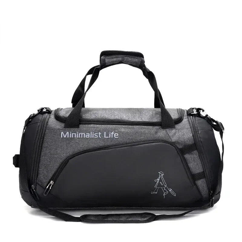 NNEOBA Premium Sports Gym Duffel Bag Grey