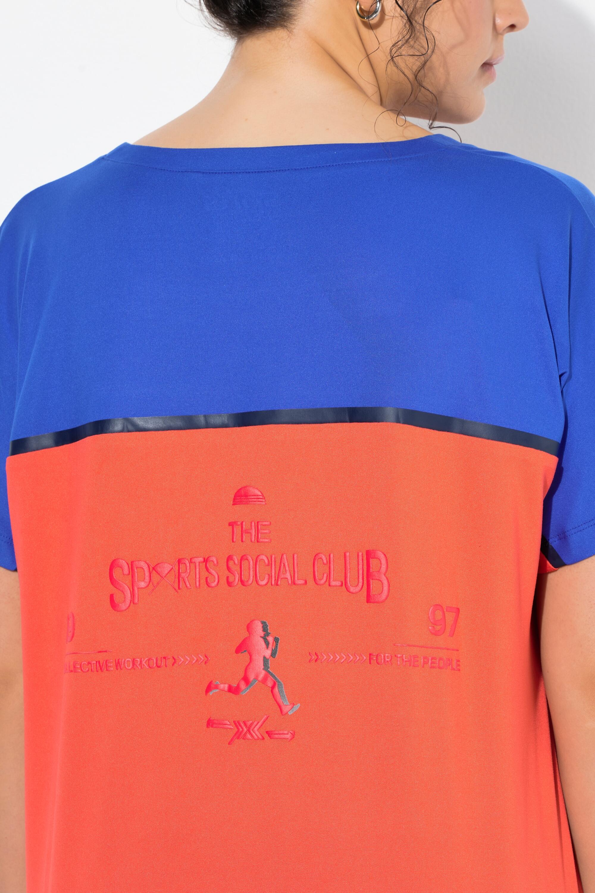 Femme T-shirt technique oversize encolure carrée et manches courtes 3/7