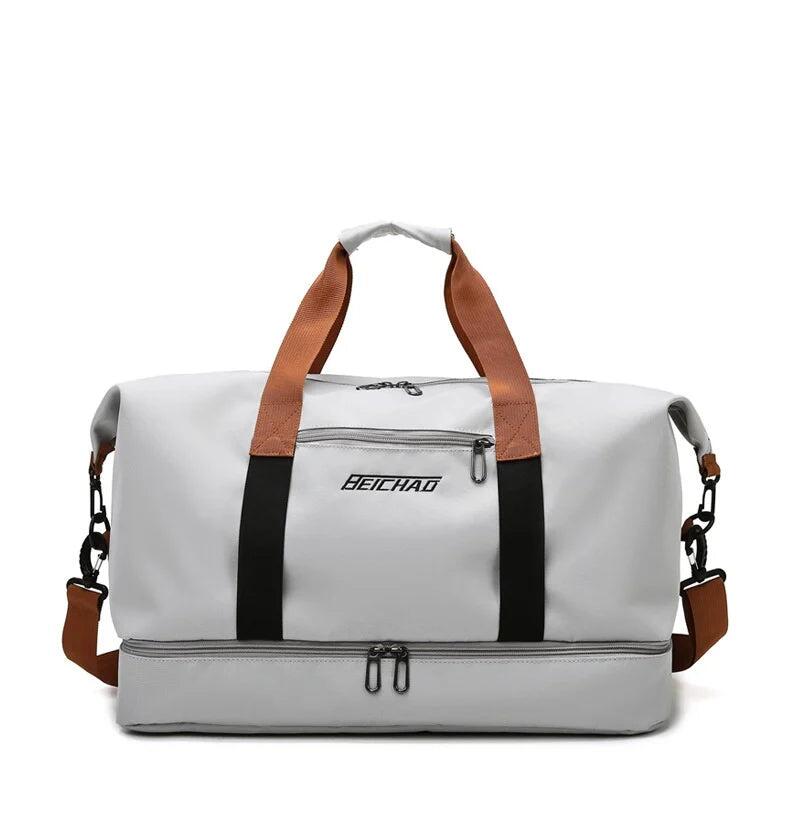 NNEOBA Short Travel Gym Duffel Bag Grey