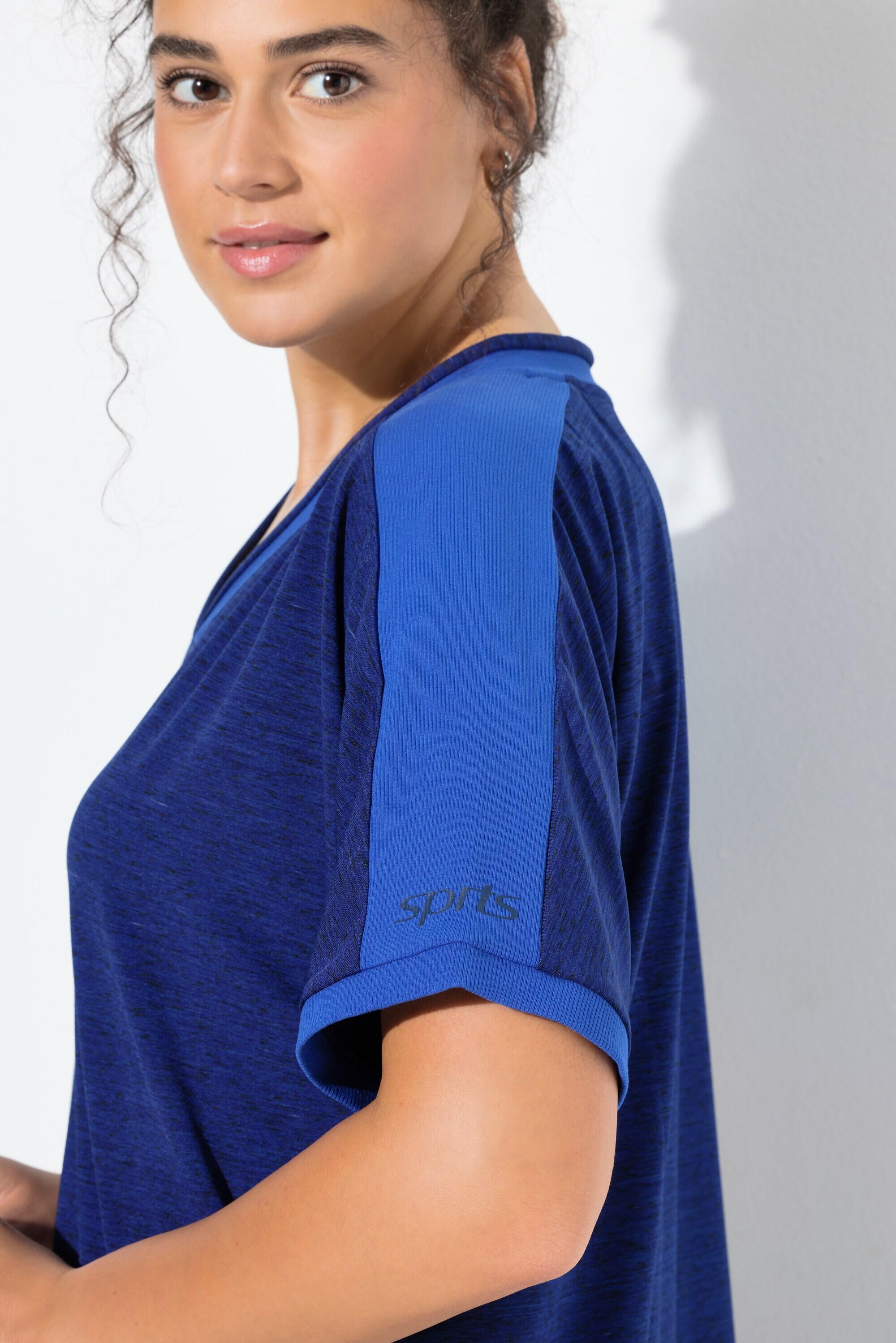 Femme T-shirt technique antibactérien col en V et manches courtes 3/6