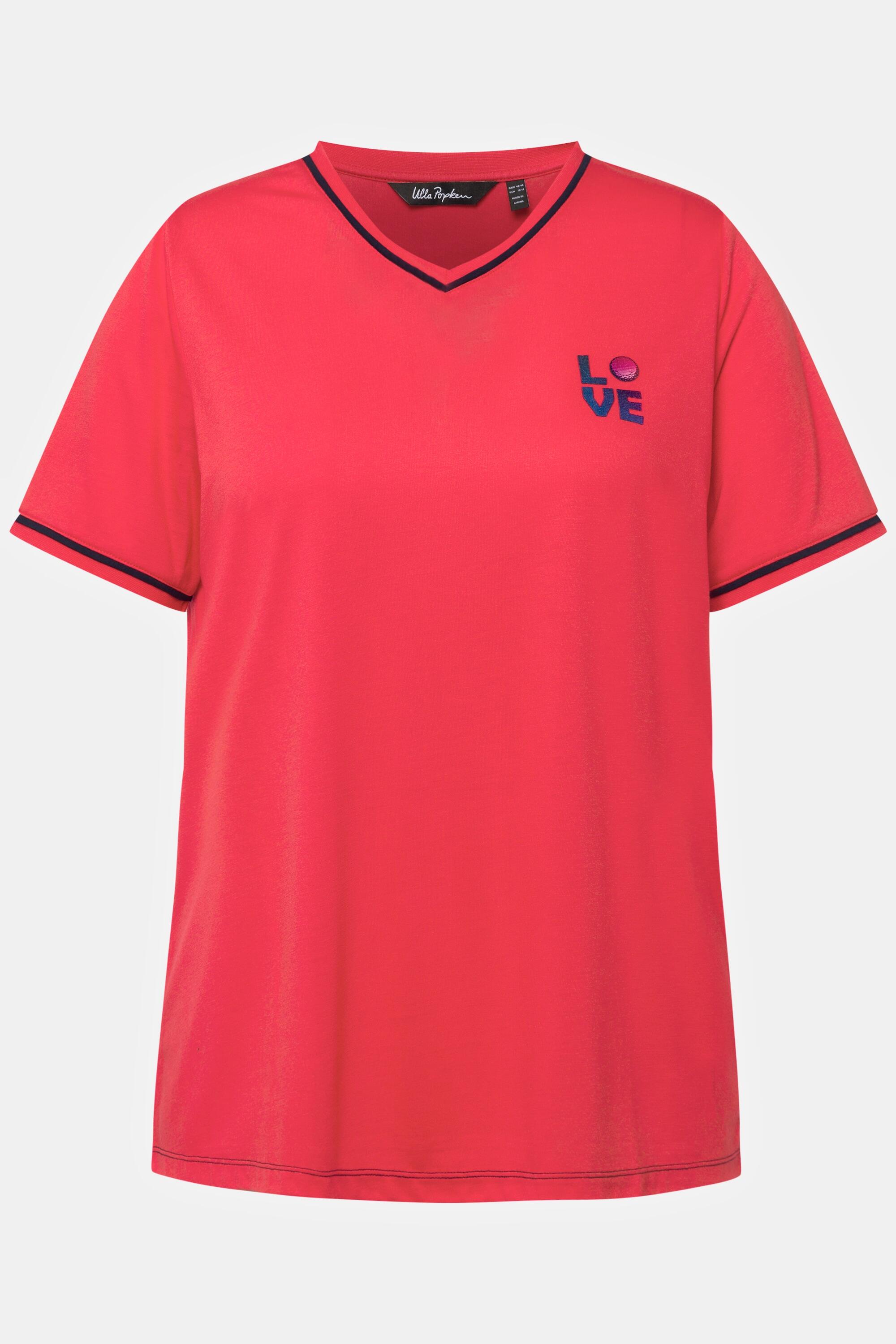 Femme T-shirt Love col en V manches courtes antibactérien 5/5