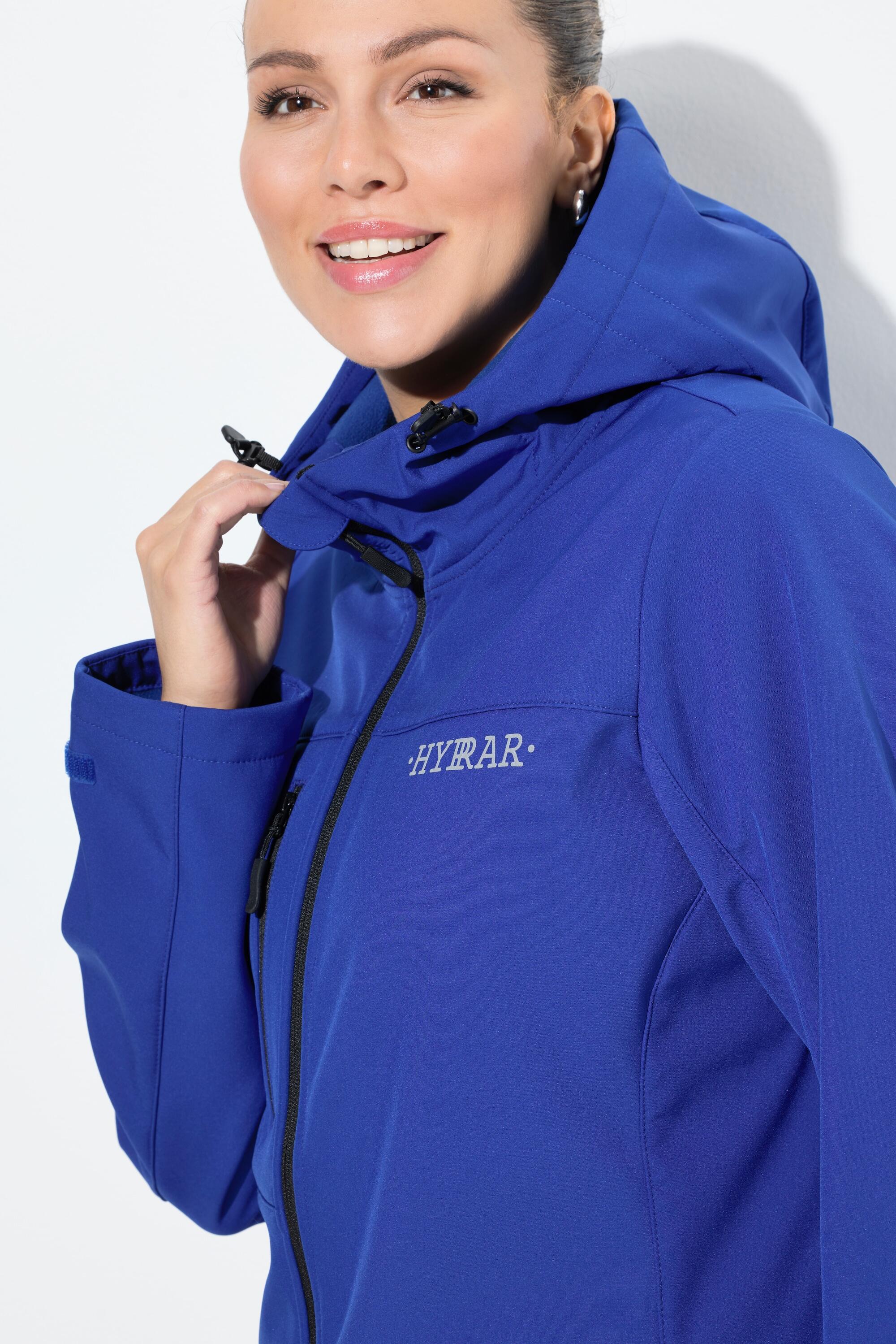 Femme Veste Softshell HYPRAR déperlante matière stretch et imprimé réfléchissant 3/7