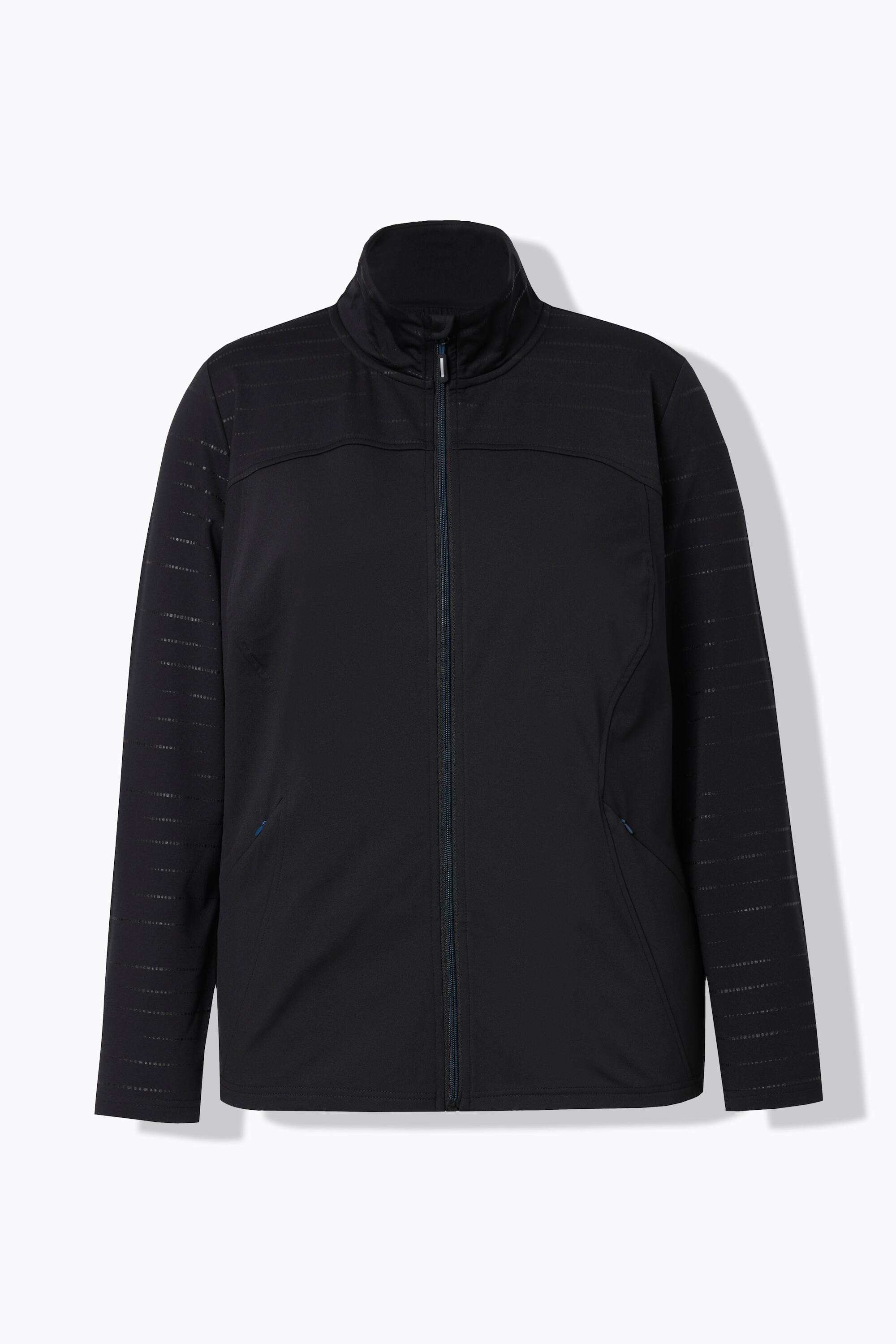 Femme Veste en molleton élastique avec col montant et tissu réfléchissant 6/6