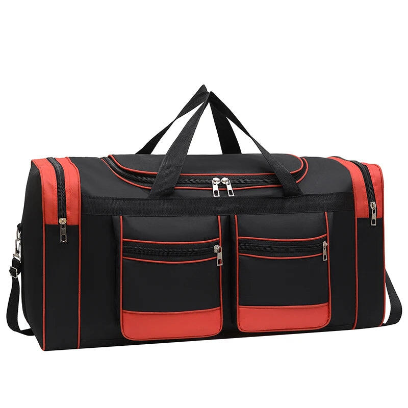 NNEOBA Multi-Pocket Travel Gym Duffel Bag Red