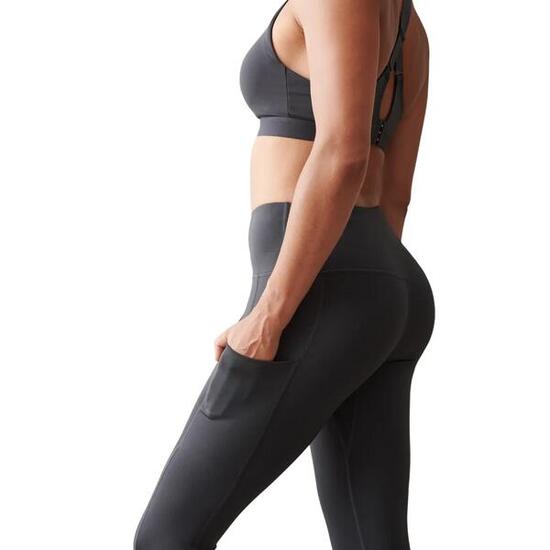 Brassière De Sport Femme (Gris Charbon)