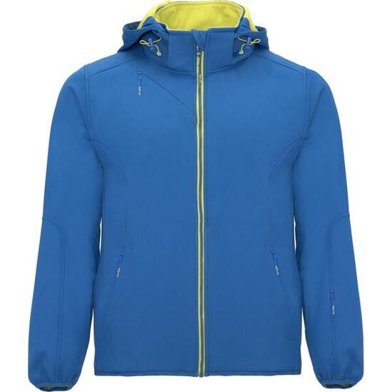 Veste Softshell SIBERIA Homme (Bleu Roi / Vert Néon)