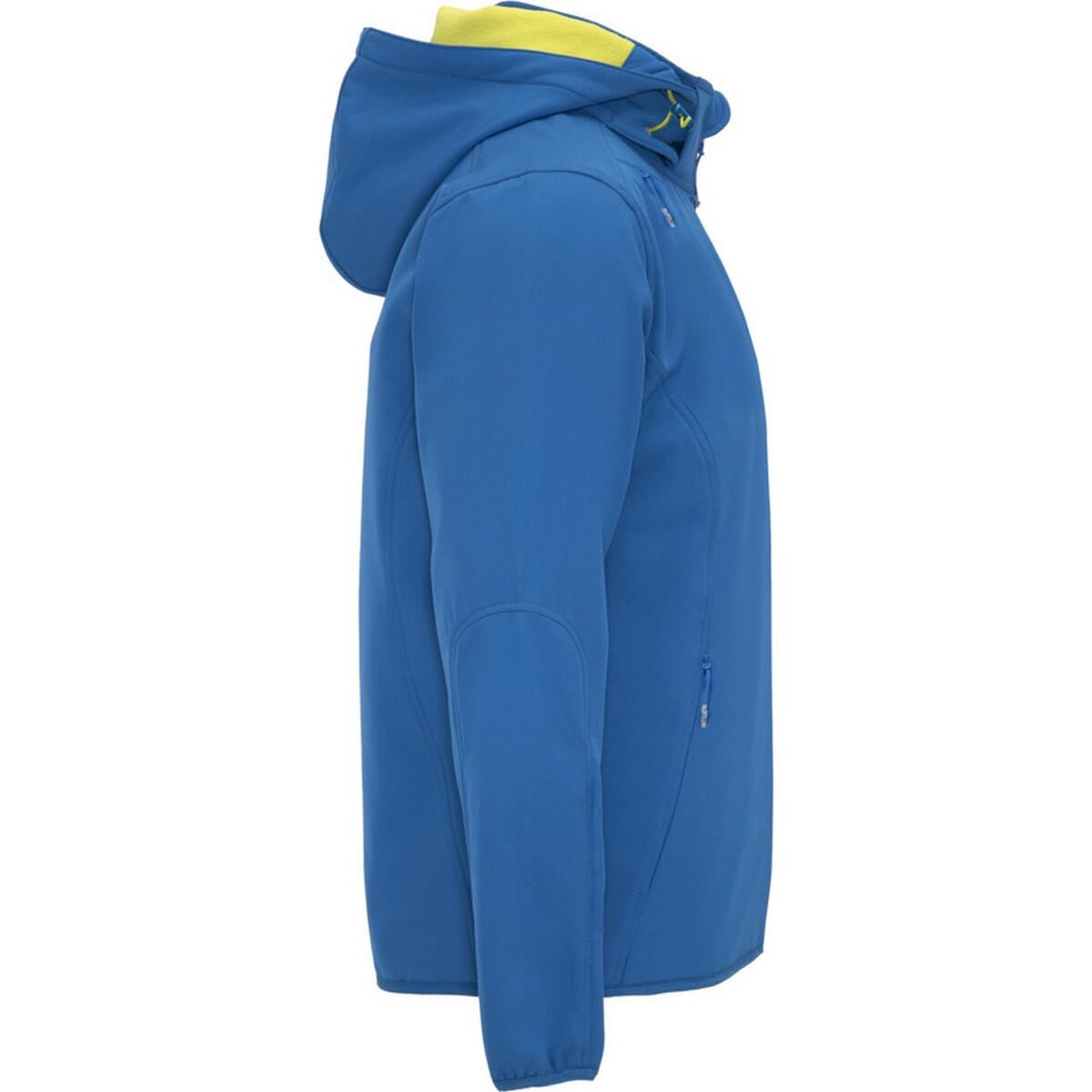 Veste Softshell SIBERIA Homme (Bleu Roi / Vert Néon) 4/4