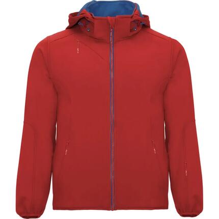 Veste Softshell SIBERIA Homme (Rouge / Bleu Roi)