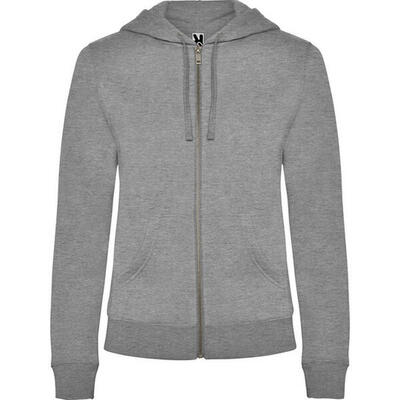 Dames veleta heather sweat jacket (heide grijs)