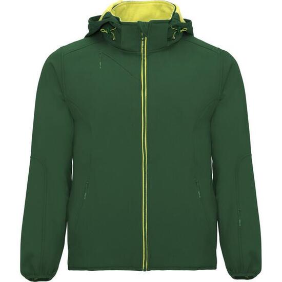 Veste Softshell SIBERIA Homme (Vert Bouteille / Vert Néon)