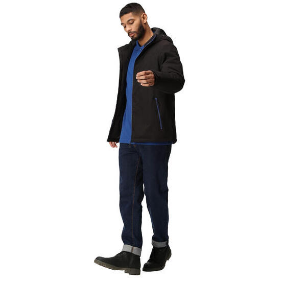 Navigate" IsolierJacke für , Wasserfest Herren Schwarz/Königsblau