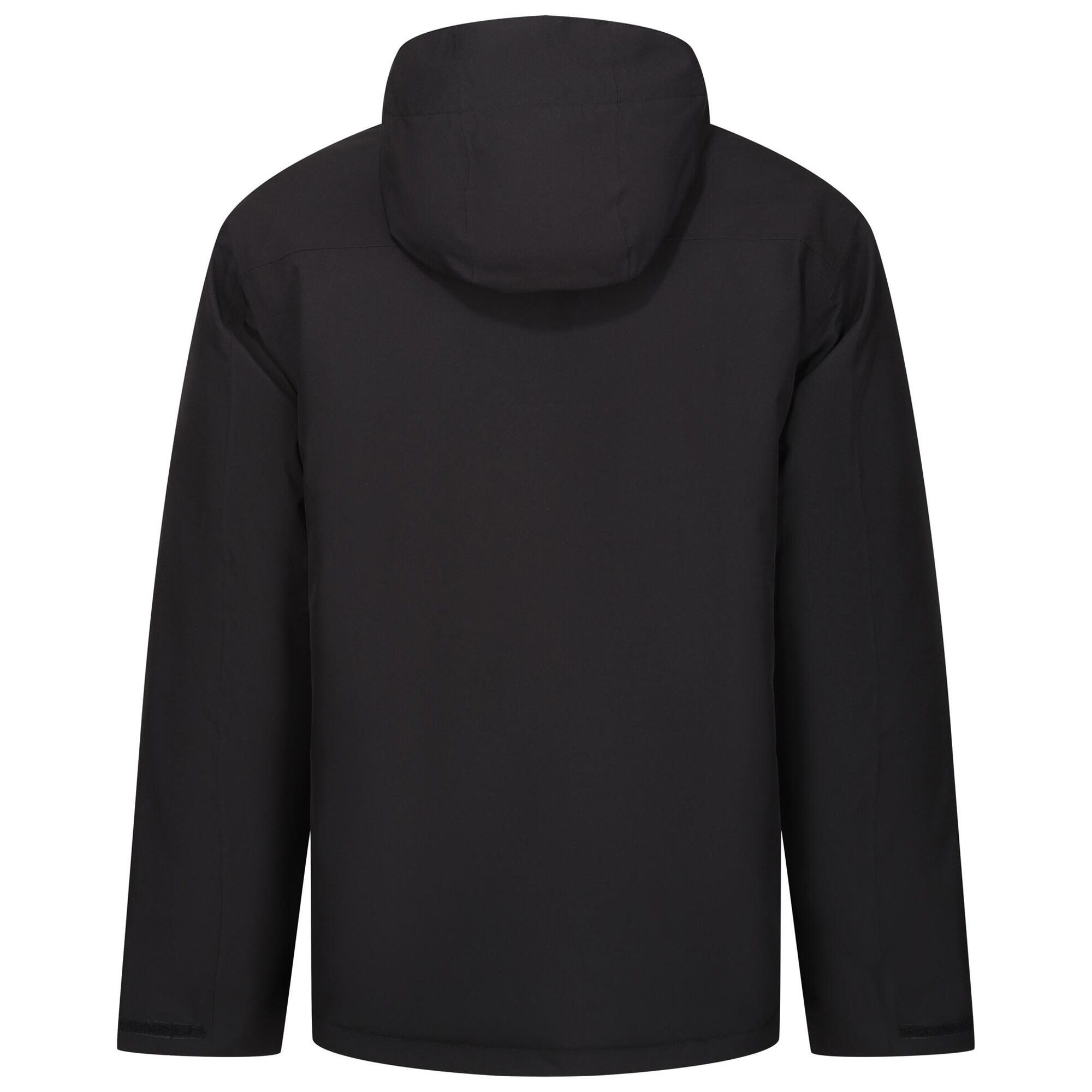 "Navigate" IsolierJacke für , Wasserfest Herren Schwarz/Königsblau 2/3