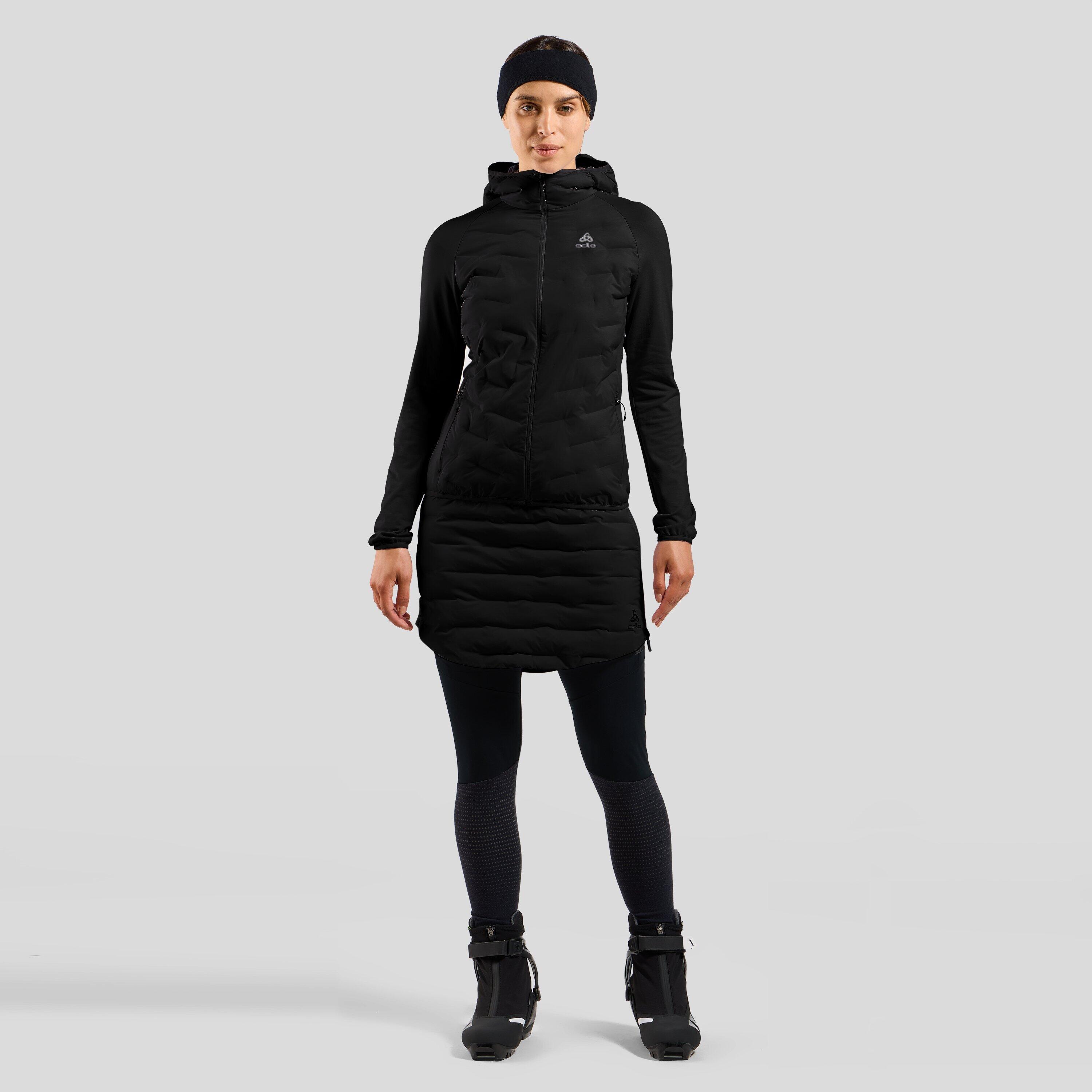 Zeroweight Insulator hybride mid layer met capuchon en rits ODLO 7/13