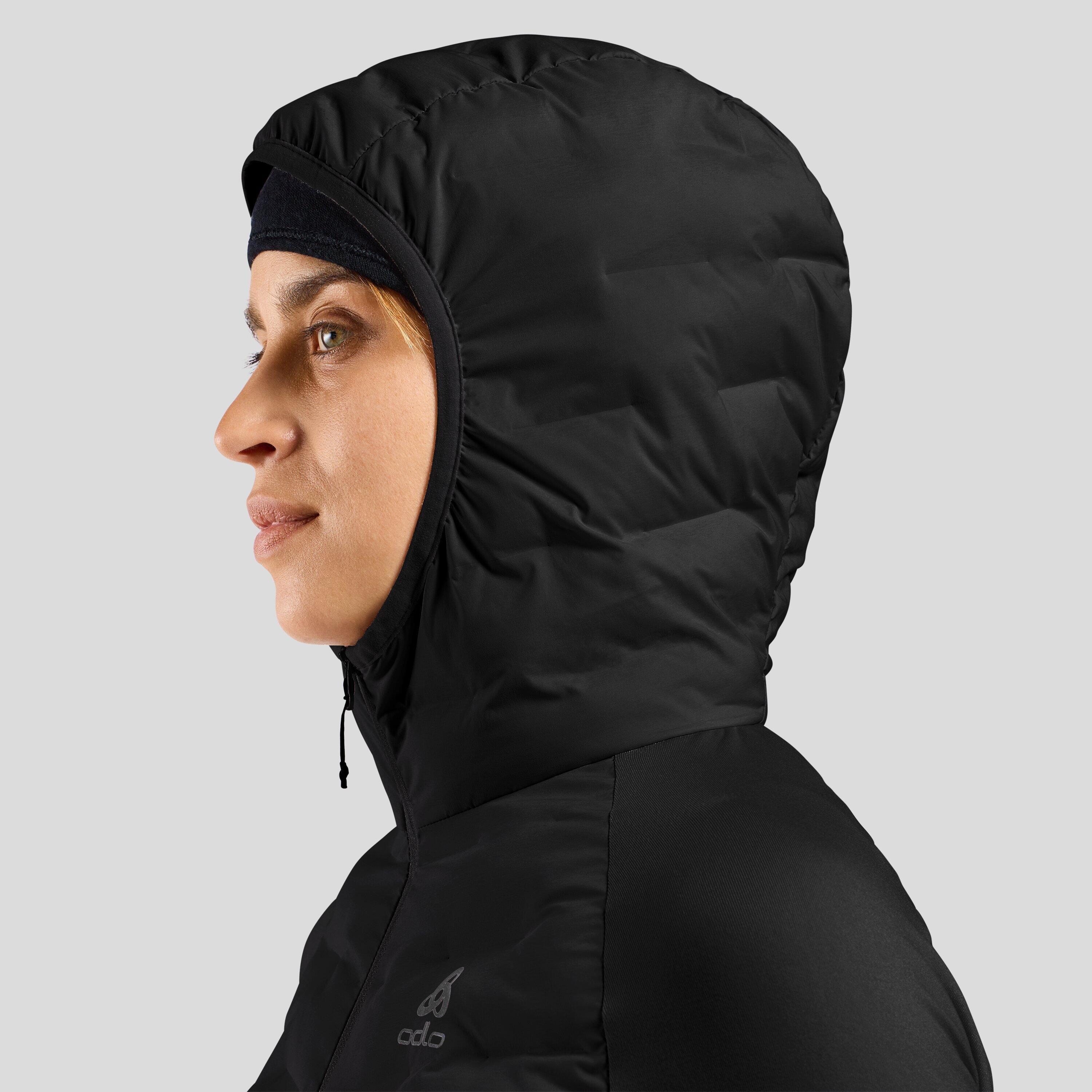 Zeroweight Insulator hybride mid layer met capuchon en rits ODLO 5/13