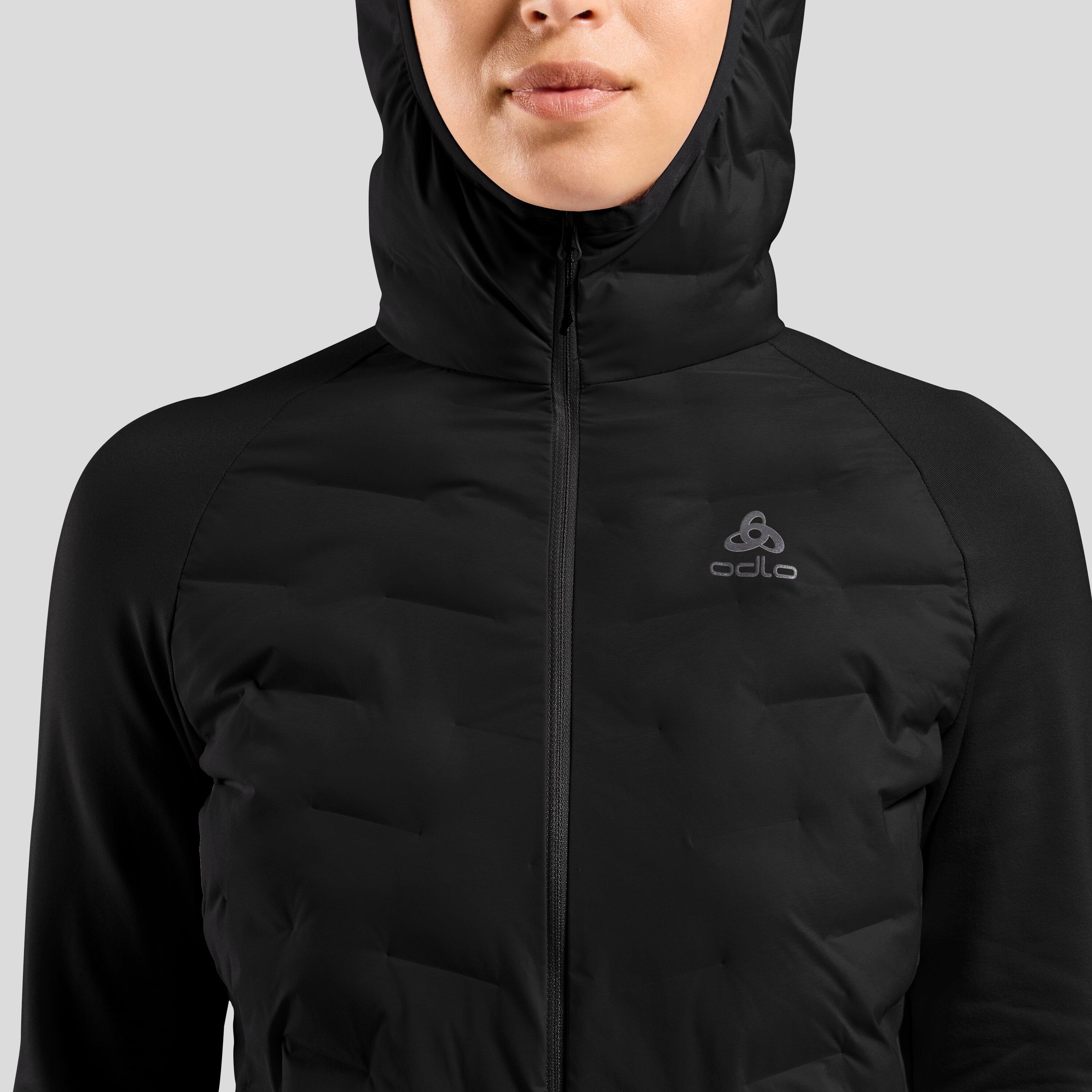 Zeroweight Insulator hybride mid layer met capuchon en rits ODLO 6/13