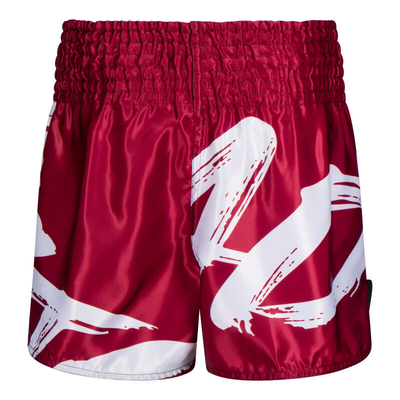 Short de kickboxing Gladts « Gladion » – M – bordeaux/blanc 2/4