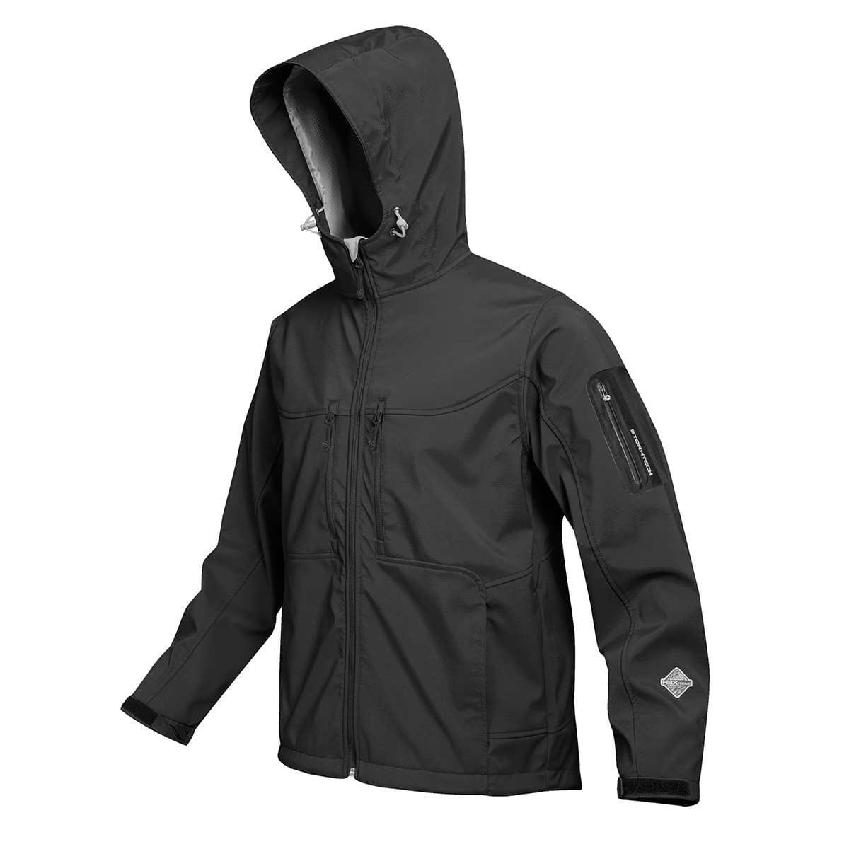 Casaco Epsilon H2XTREME Soft Shell para homem (Preto) 3/3