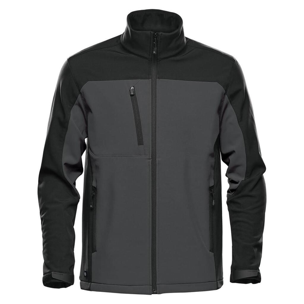 Mens Cascades Soft Shell Jacket (Dolphin/Black)