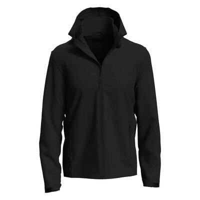 Heren lux soft shell jas (zwart opaal)