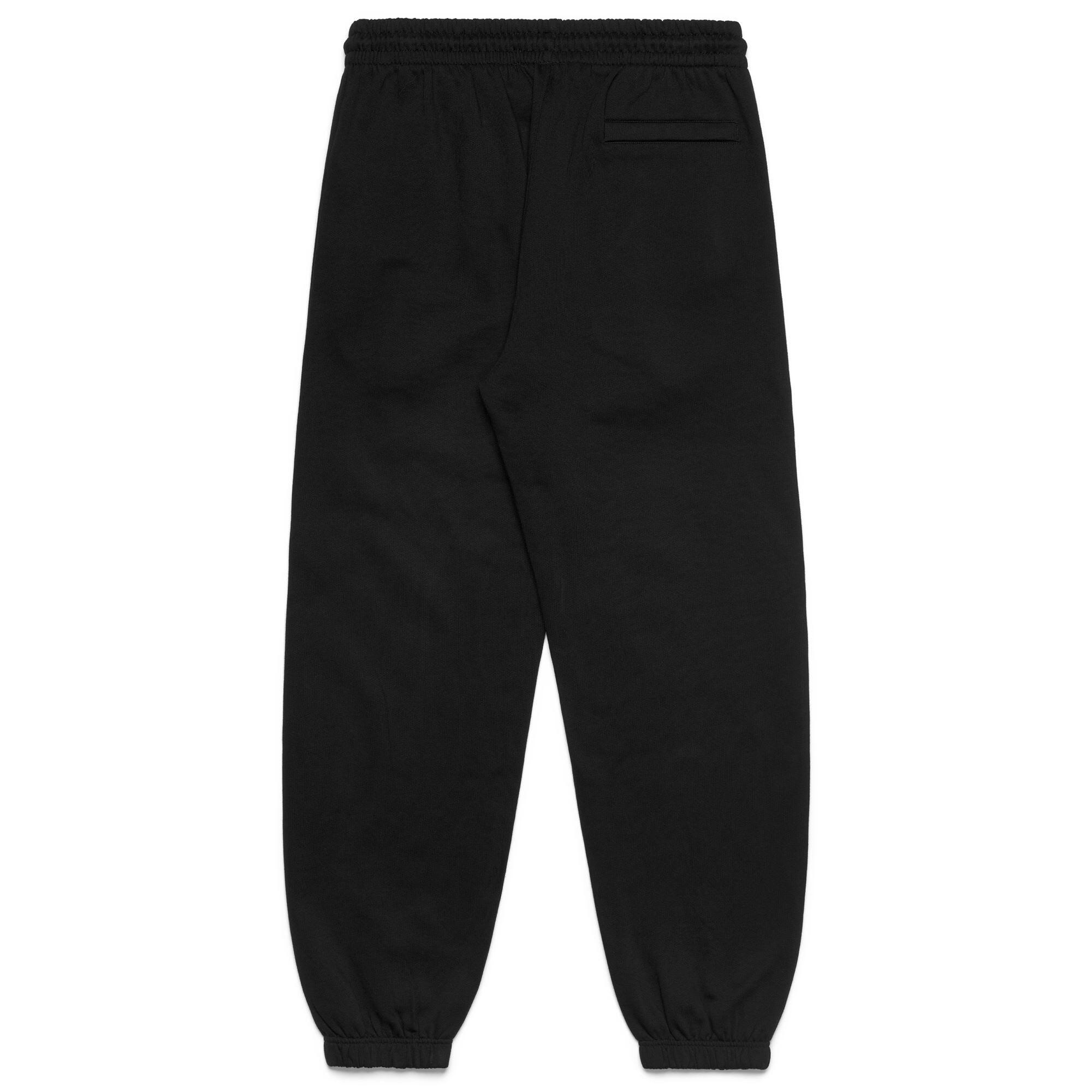 Pantaloni tuta da uomo in cotone nero da streetwear sportivo 2/2