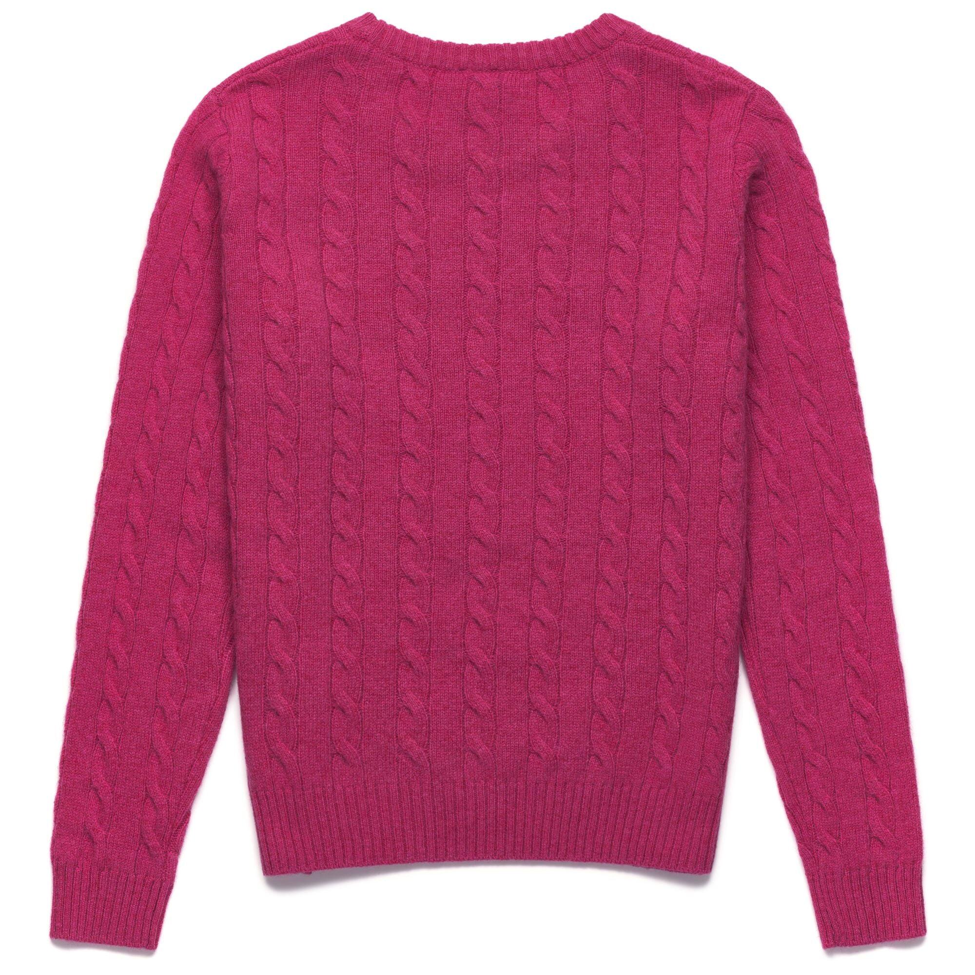 Maglione da donna in lana viola da lifestyle 2/2