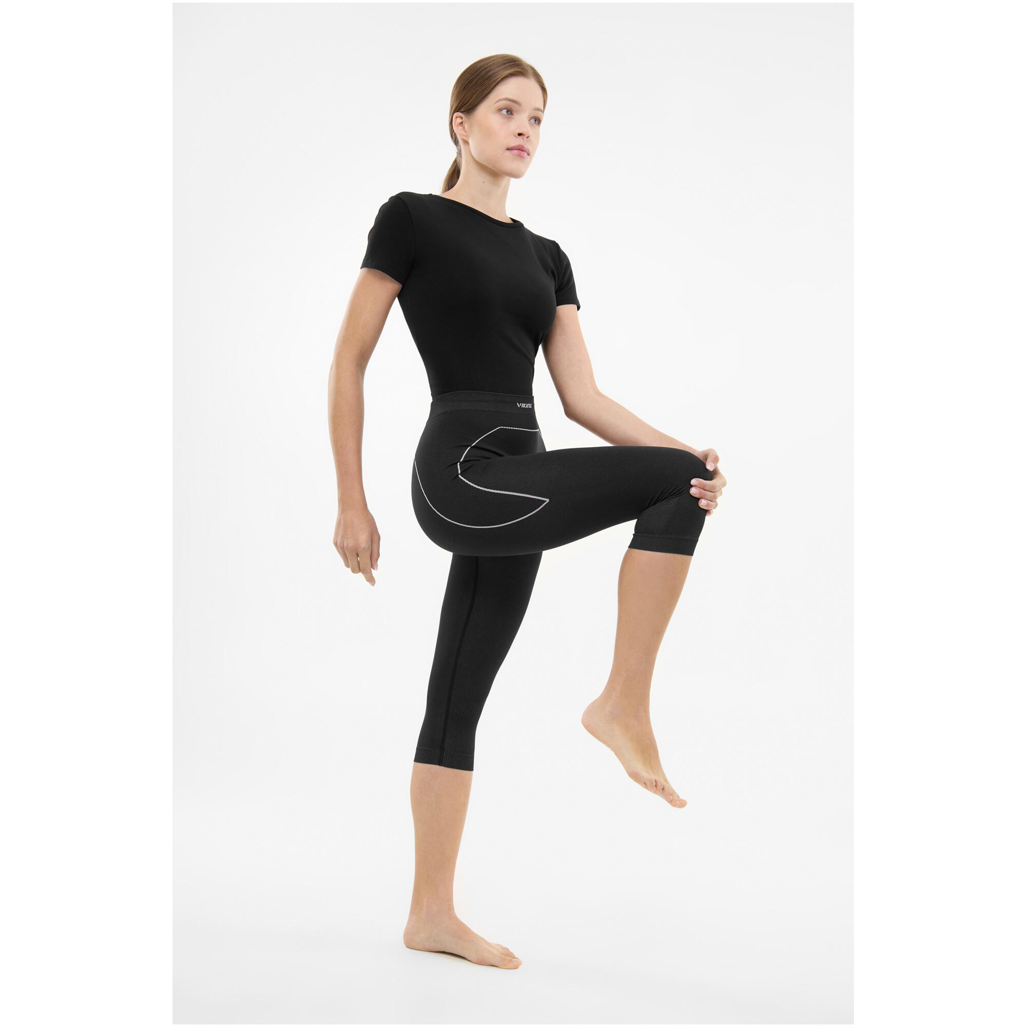 Damen Funktionsunterwäsche VIKING Etna 2.0 Hose 3/4 Bamboo 3/7