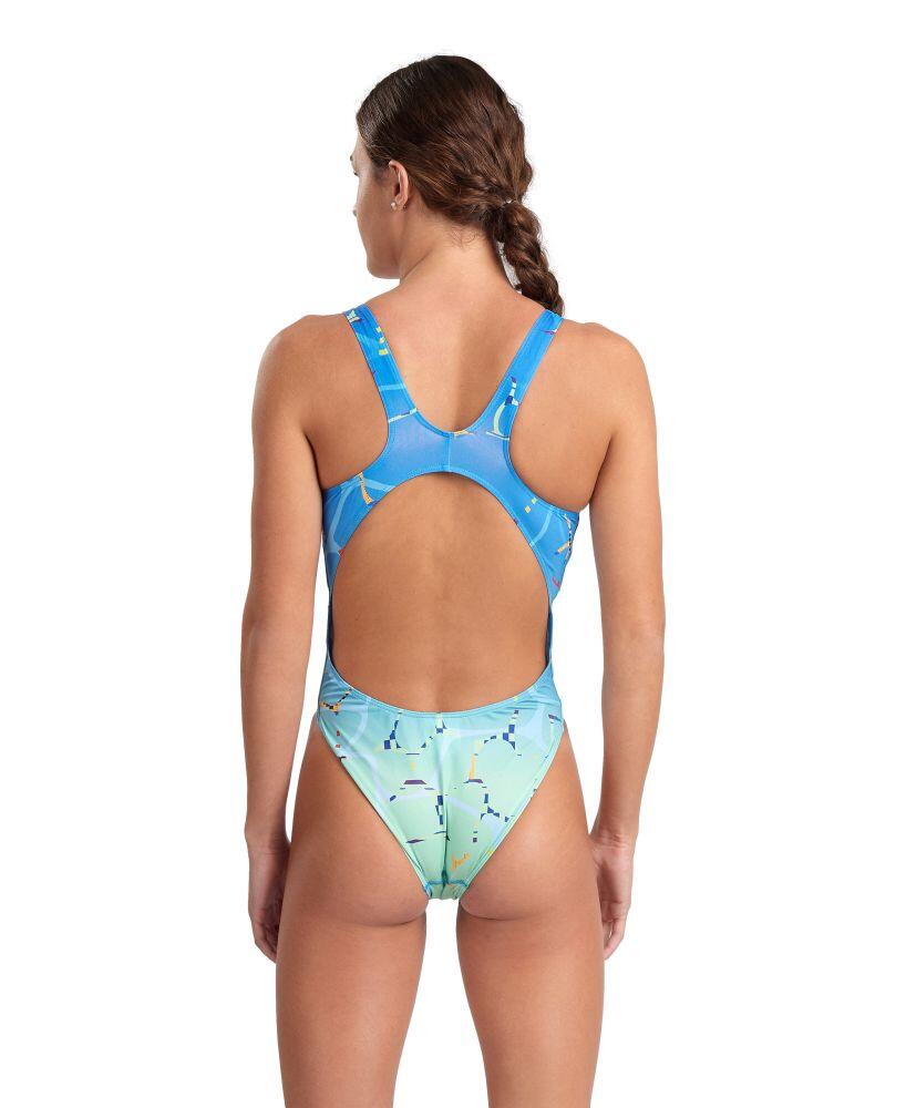 Strój kąpielowy damski jednoczęściowy sportowy na basen Arena Swim Tech 2/6