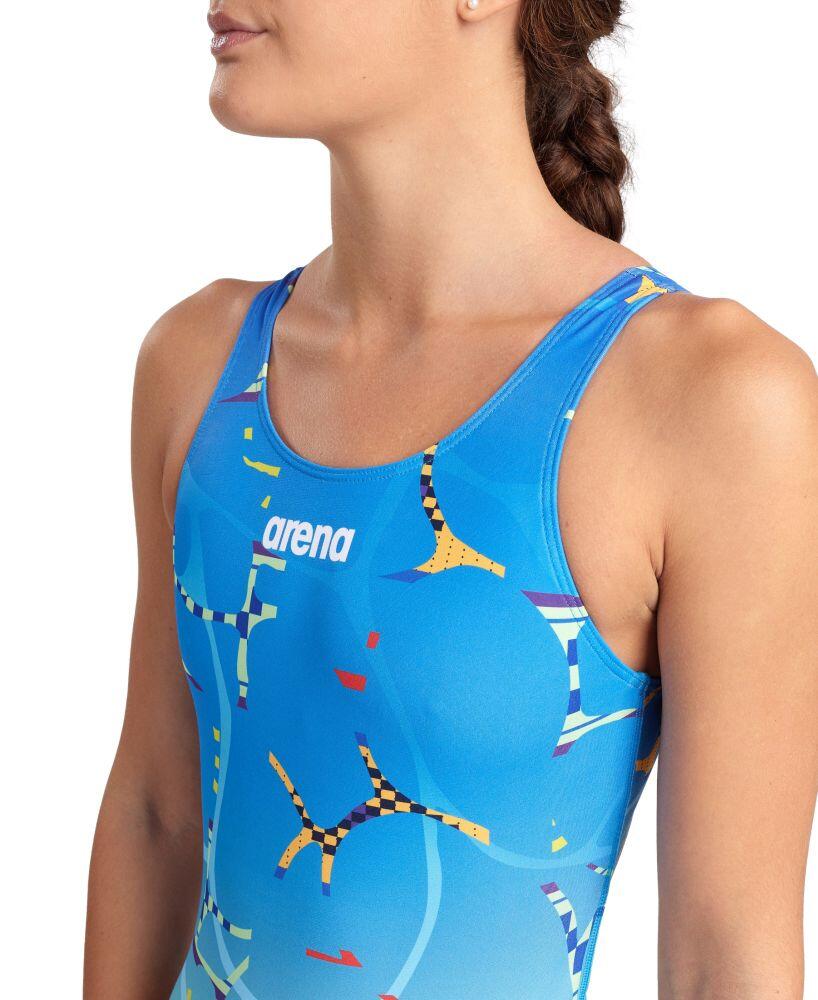Strój kąpielowy damski jednoczęściowy sportowy na basen Arena Swim Tech 4/6