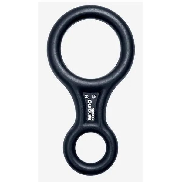 Figure Eight Descender Singing Rock Osma L Black Duralumin 30 kN