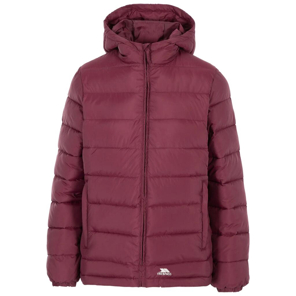 Womens Padded Jacket Casual with 2 Zip Pockets Elegant