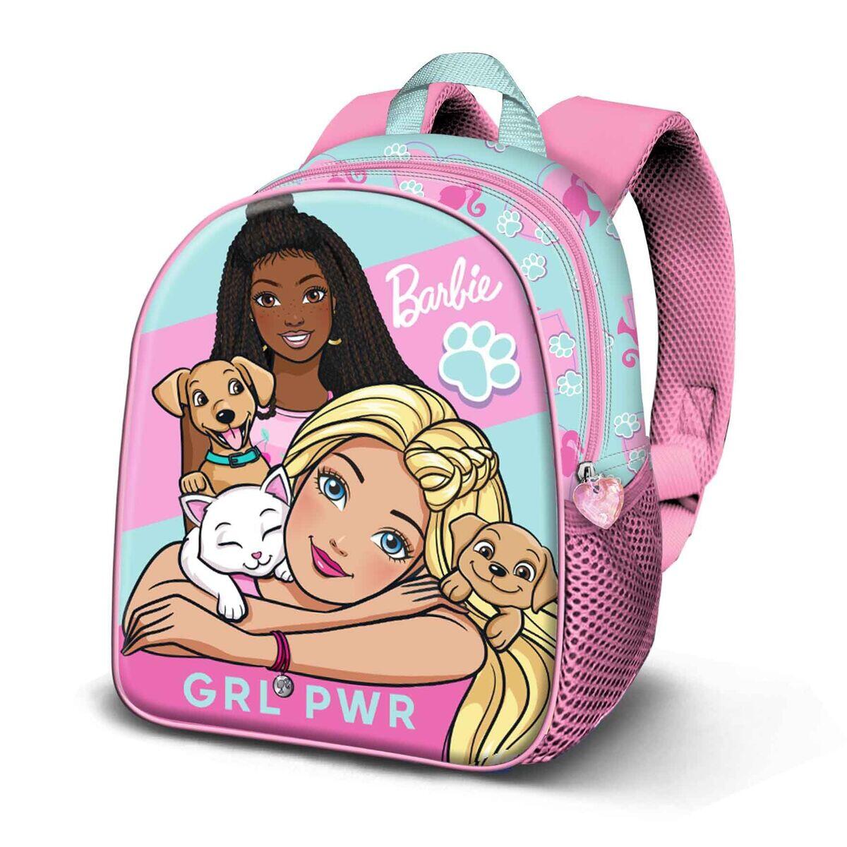 Mochila Escolar BARBIE Pets Cor de Rosa 2/2