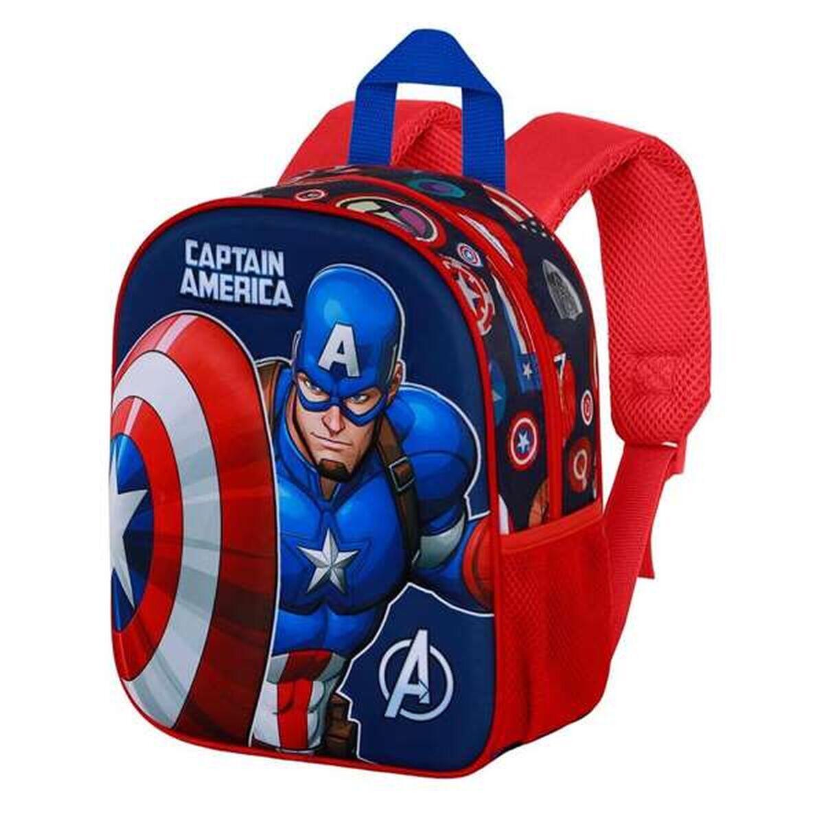 Mochila infantil Karactermania Marvel Captain America Patriot 3D 2/5
