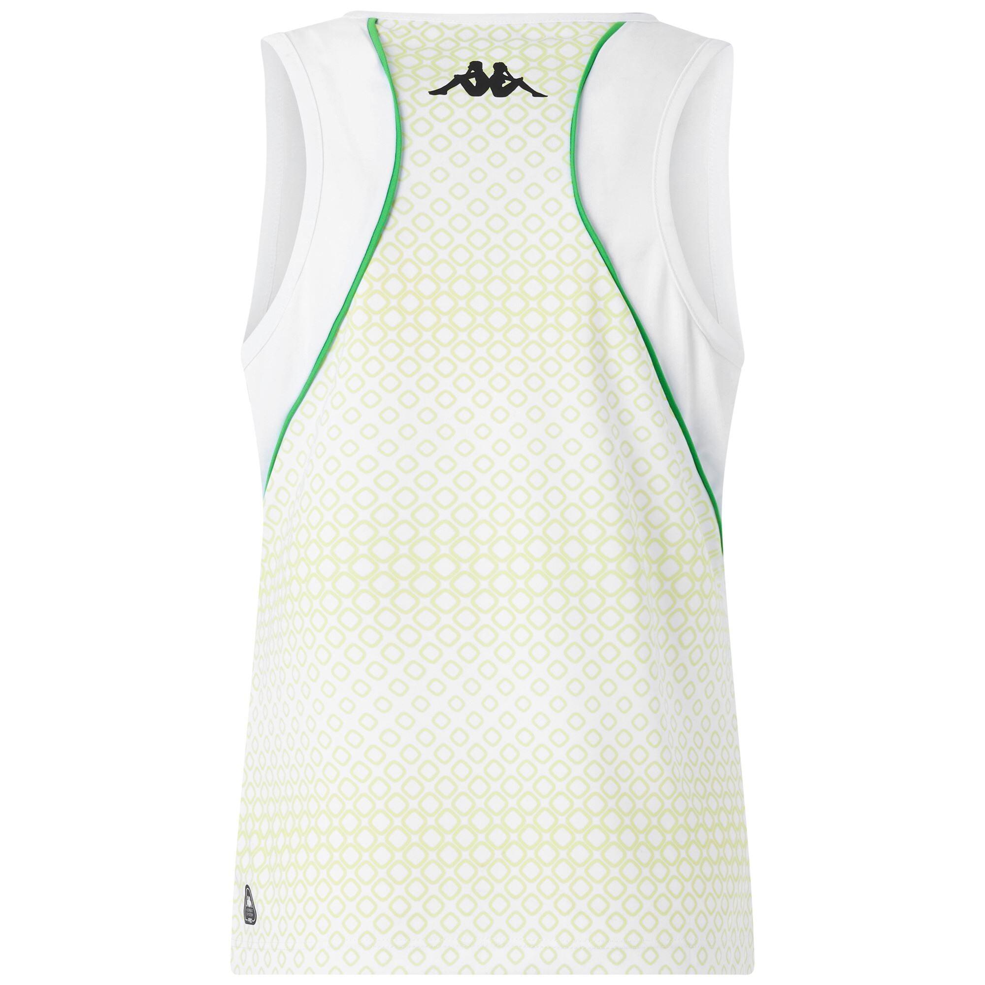 Canottiera da donna in poliestere bianco da padel 4/6
